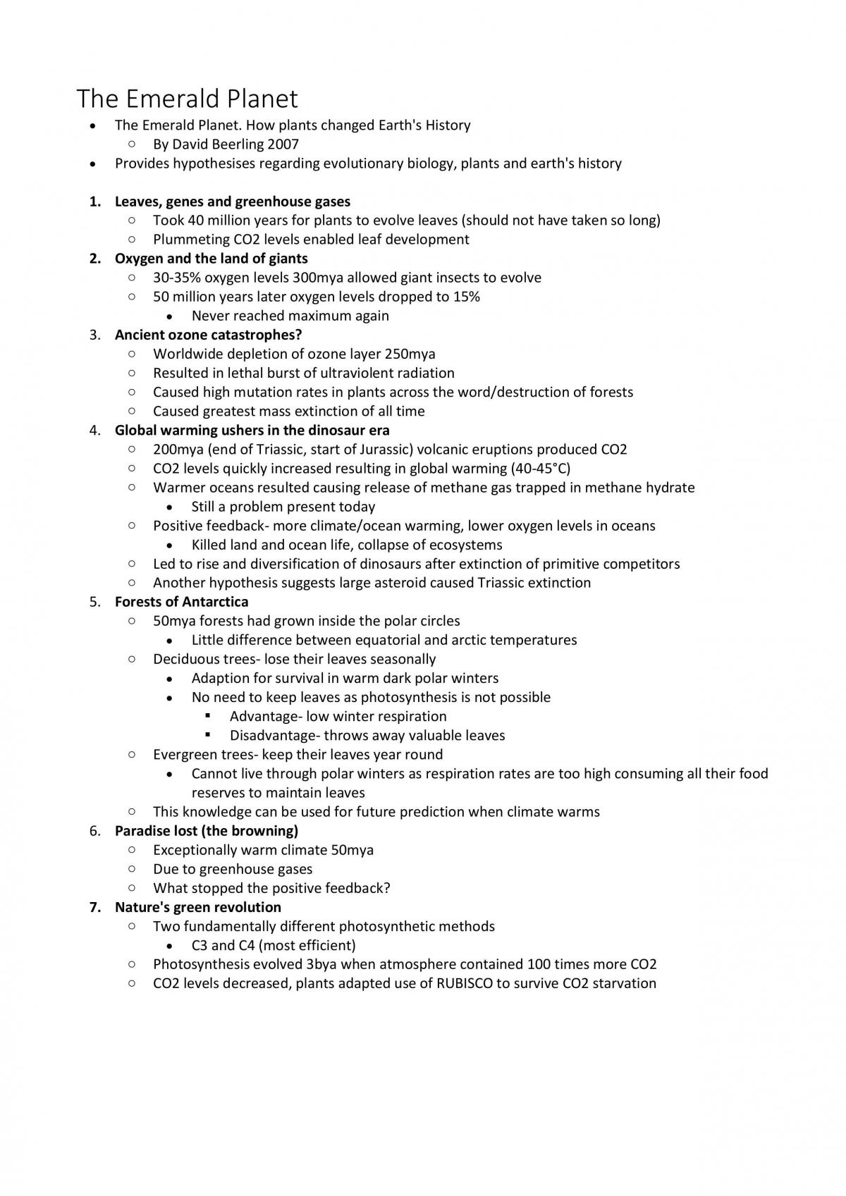 1041SCG Biological Systems Semester Summary - Page 27