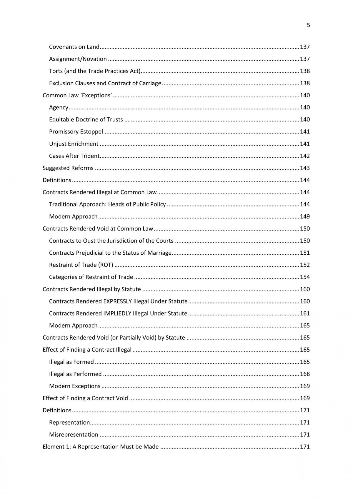 Contracts Full Exam Notes  - 358 Pages - Page 5