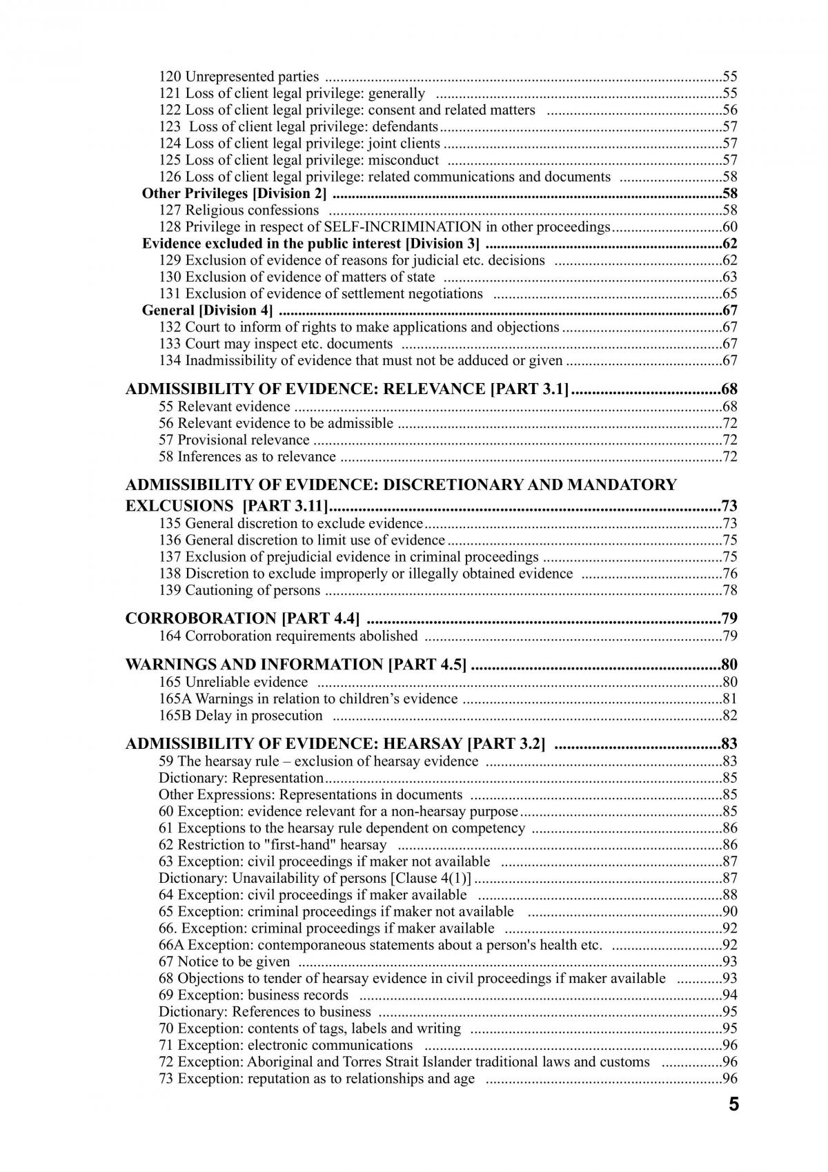 Full Summary Evidence - Page 5