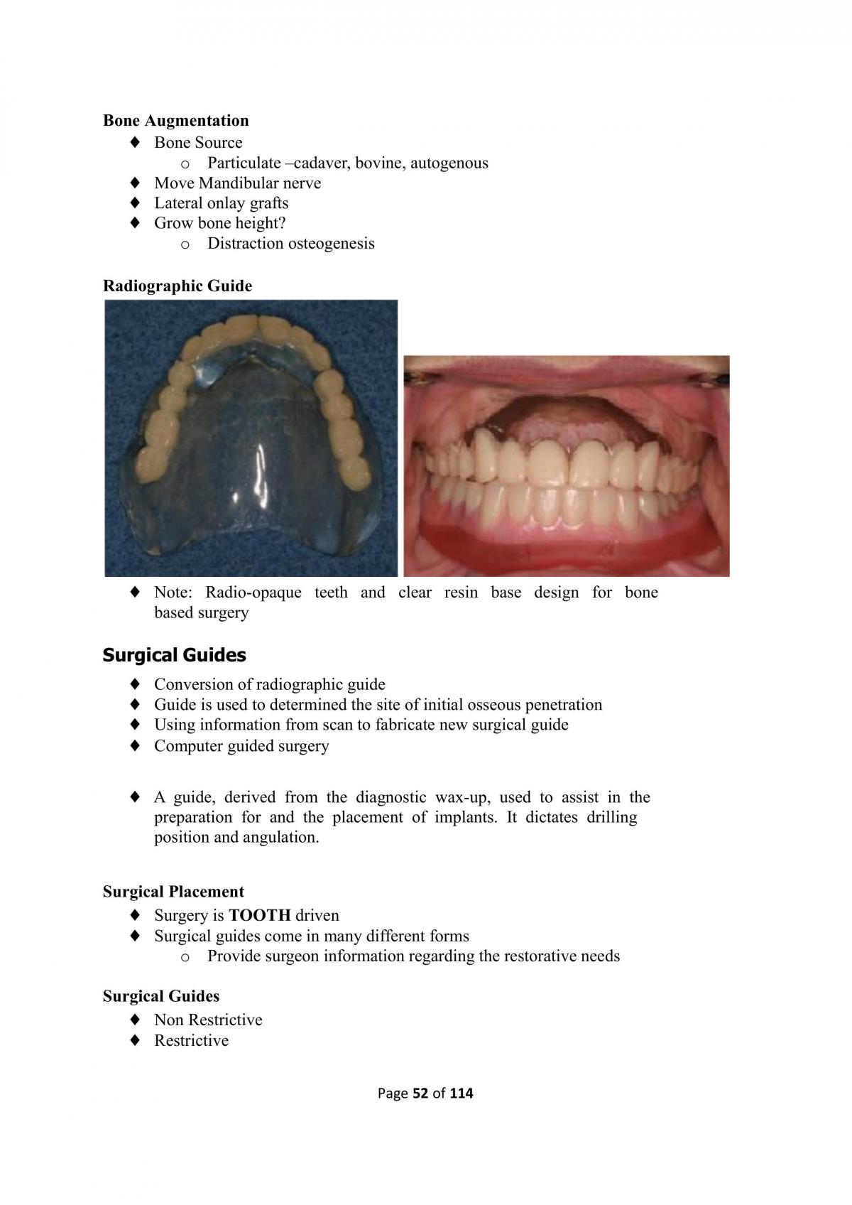 Periodontology and Implantology Semester 1  - Page 170