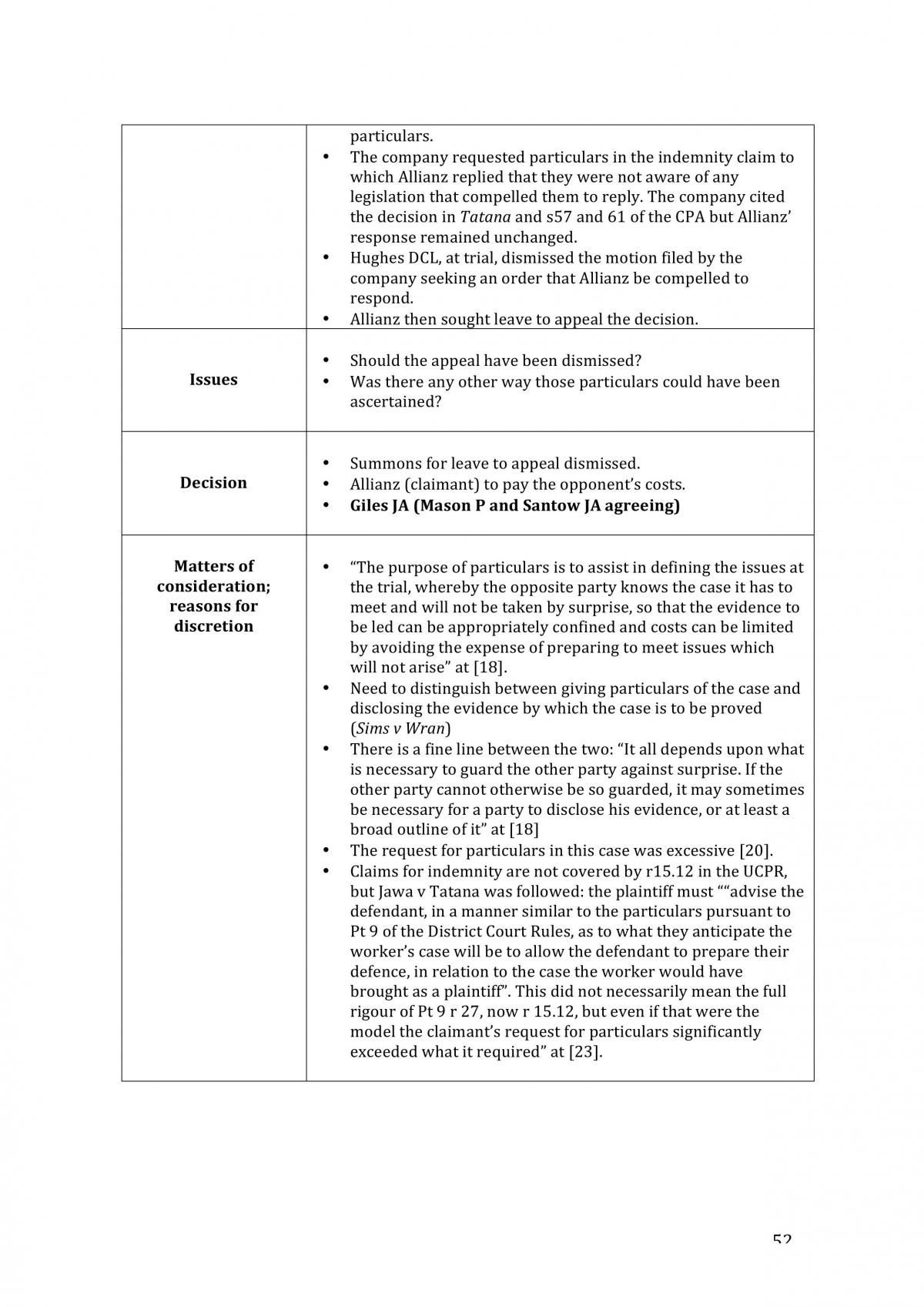 Civil Practice Case Exam Note - Page 52