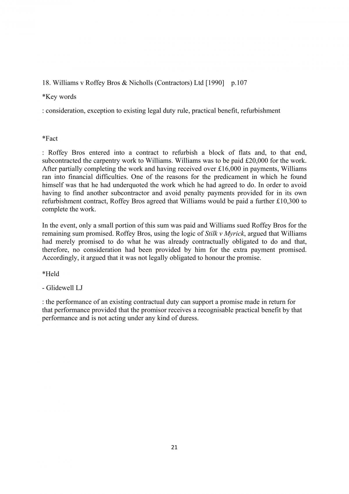 Contract 1 case notes - Page 21
