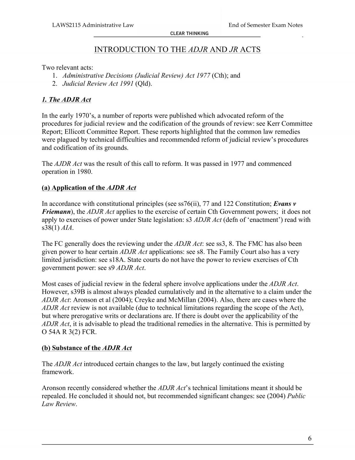 final notes for administrative law - Page 6