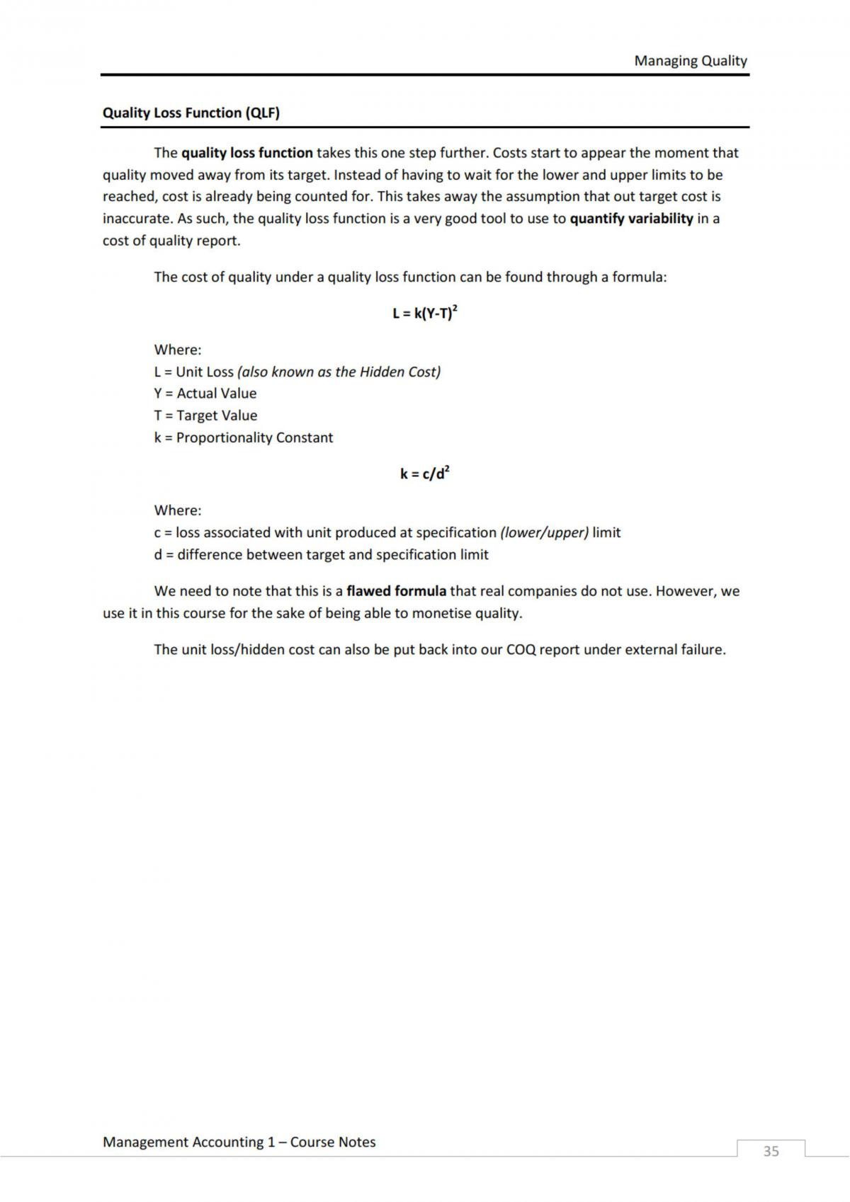  Completed Study Notes for Management Accounting 1 - Page 35