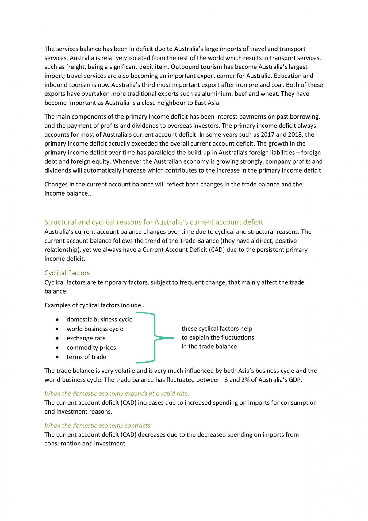 Economics Revision Notes Unit Three - Page 34