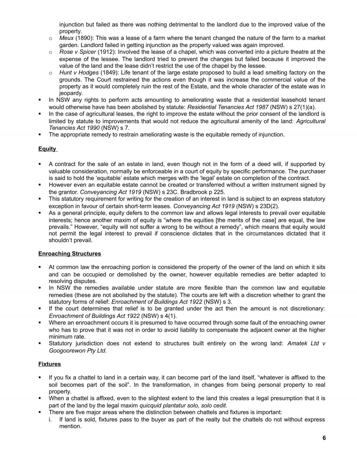 Property Law Notes - Page 6