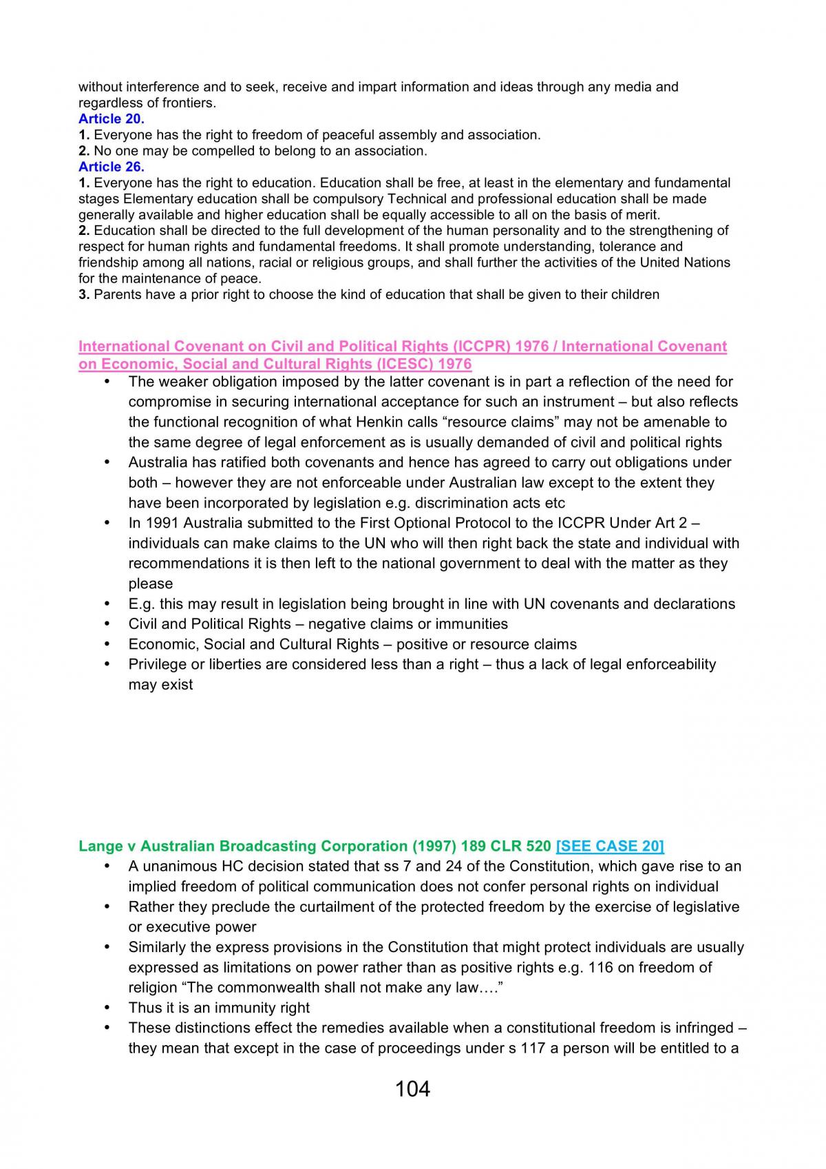 Public law study notes - Page 104