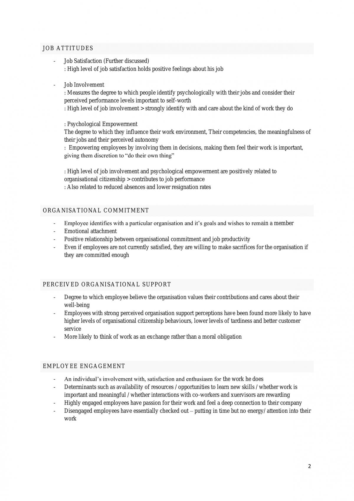 MNO1706 Organisational Behavior Complete Study Notes  - Page 6