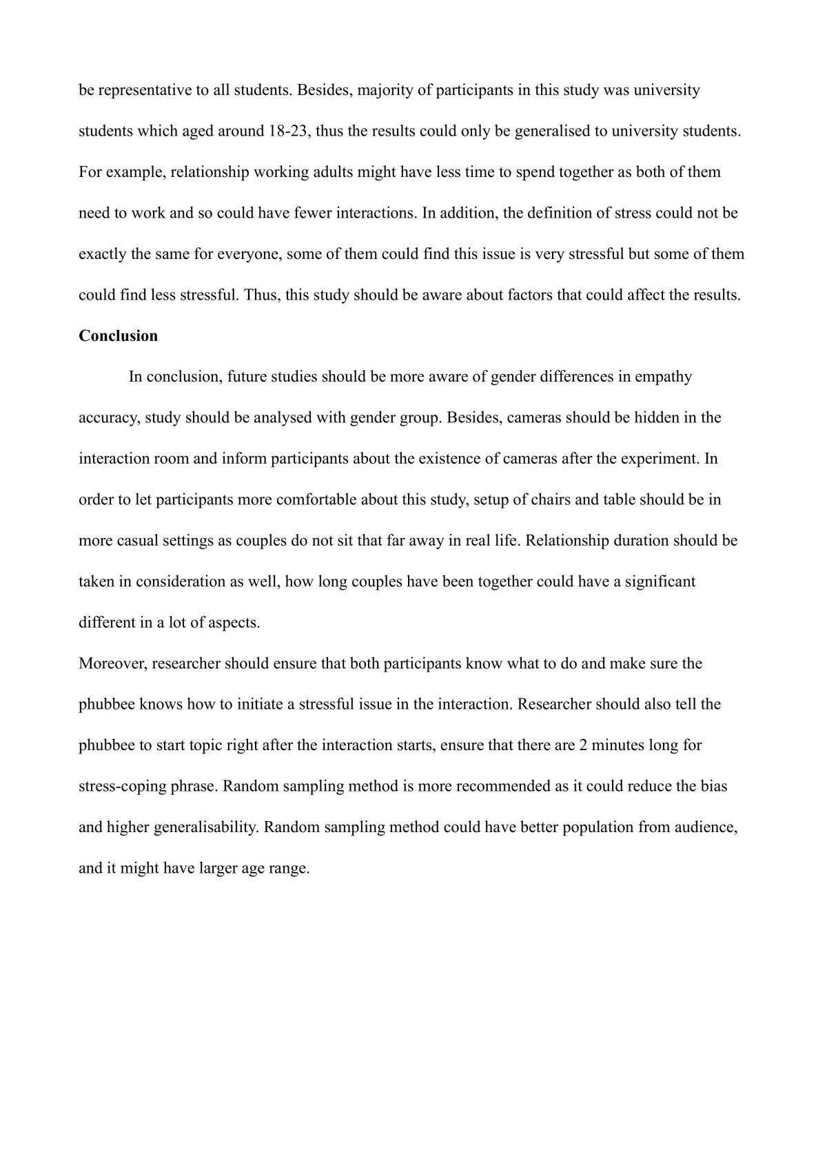 Personality traits as a moderator of the relationship between empathy accuracy and relationship satisfaction - Page 17