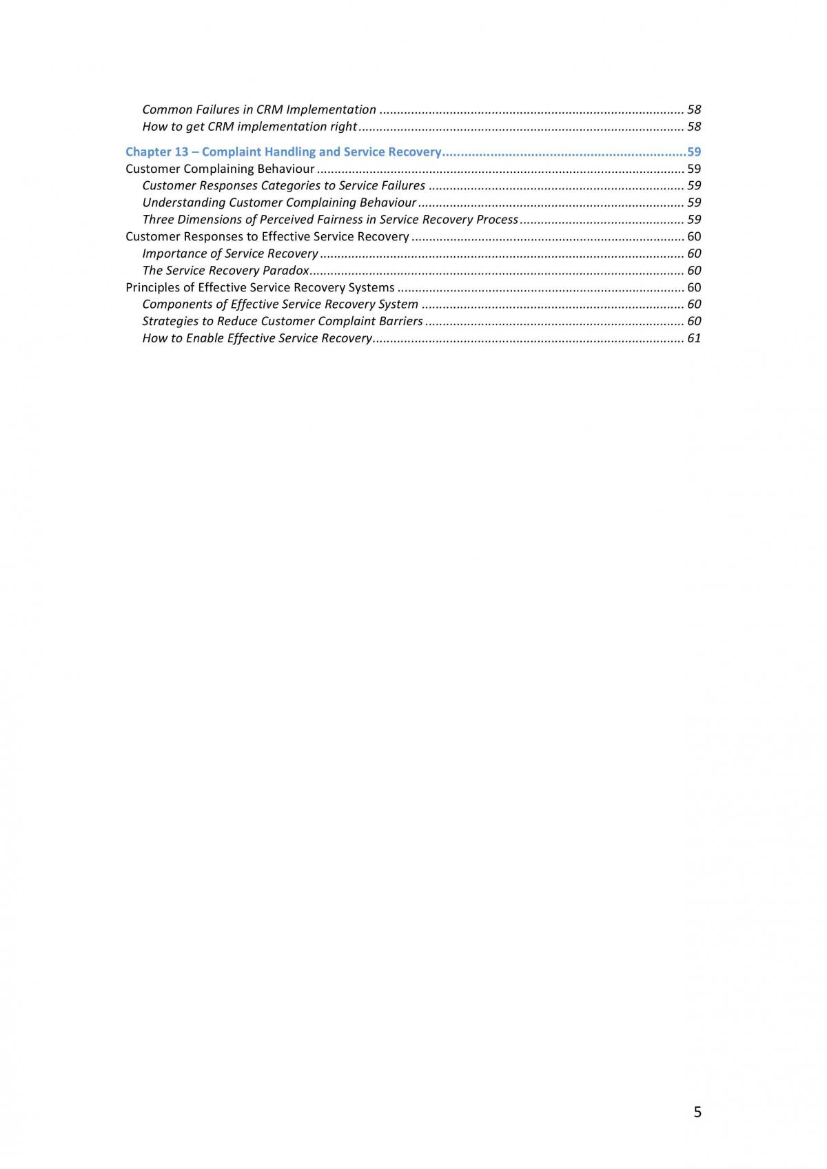 Service Quality Textbook Summary and Lecture Notes - Page 6