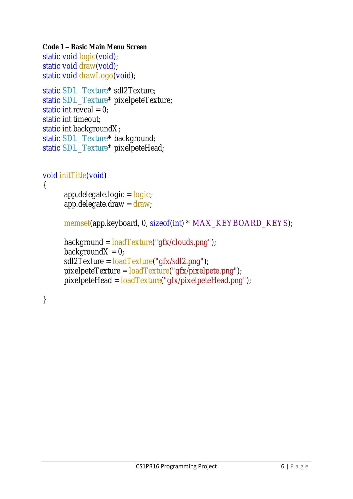 Extending a Platform game in C/C++: Pixel Pete's Pizza Adventure - Page 0