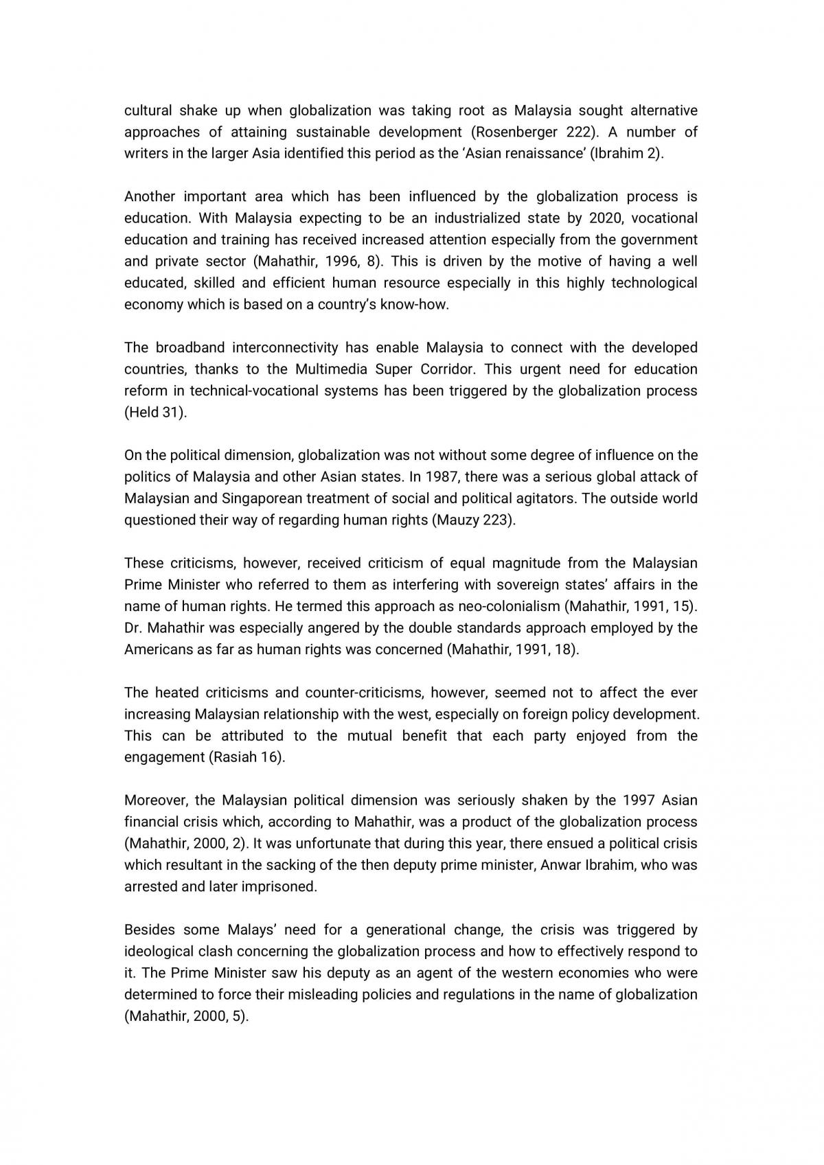 The impact of globalization in Malaysia - Page 6