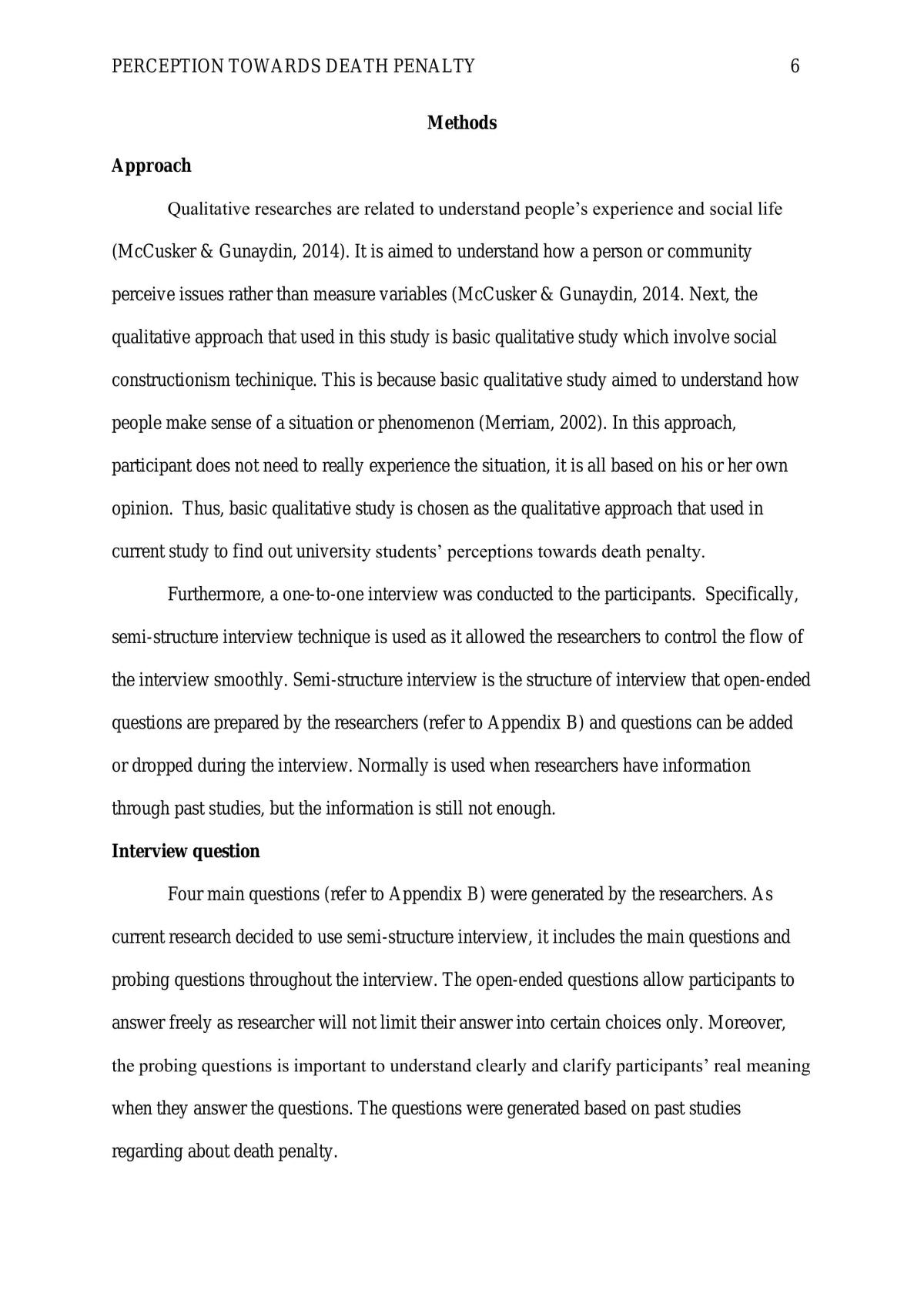 Perceptions towards Death Penalty among University Students - Page 0