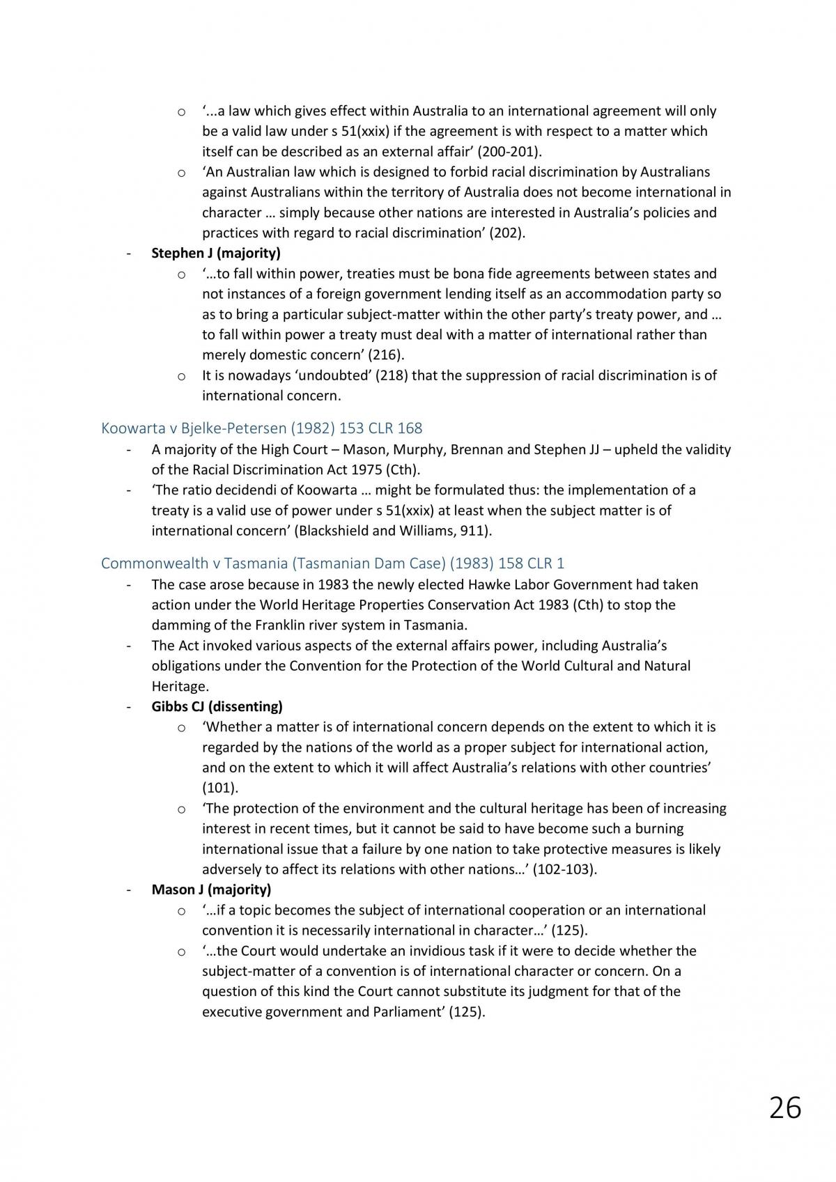 Constitutional Law Summary Notes - Page 26