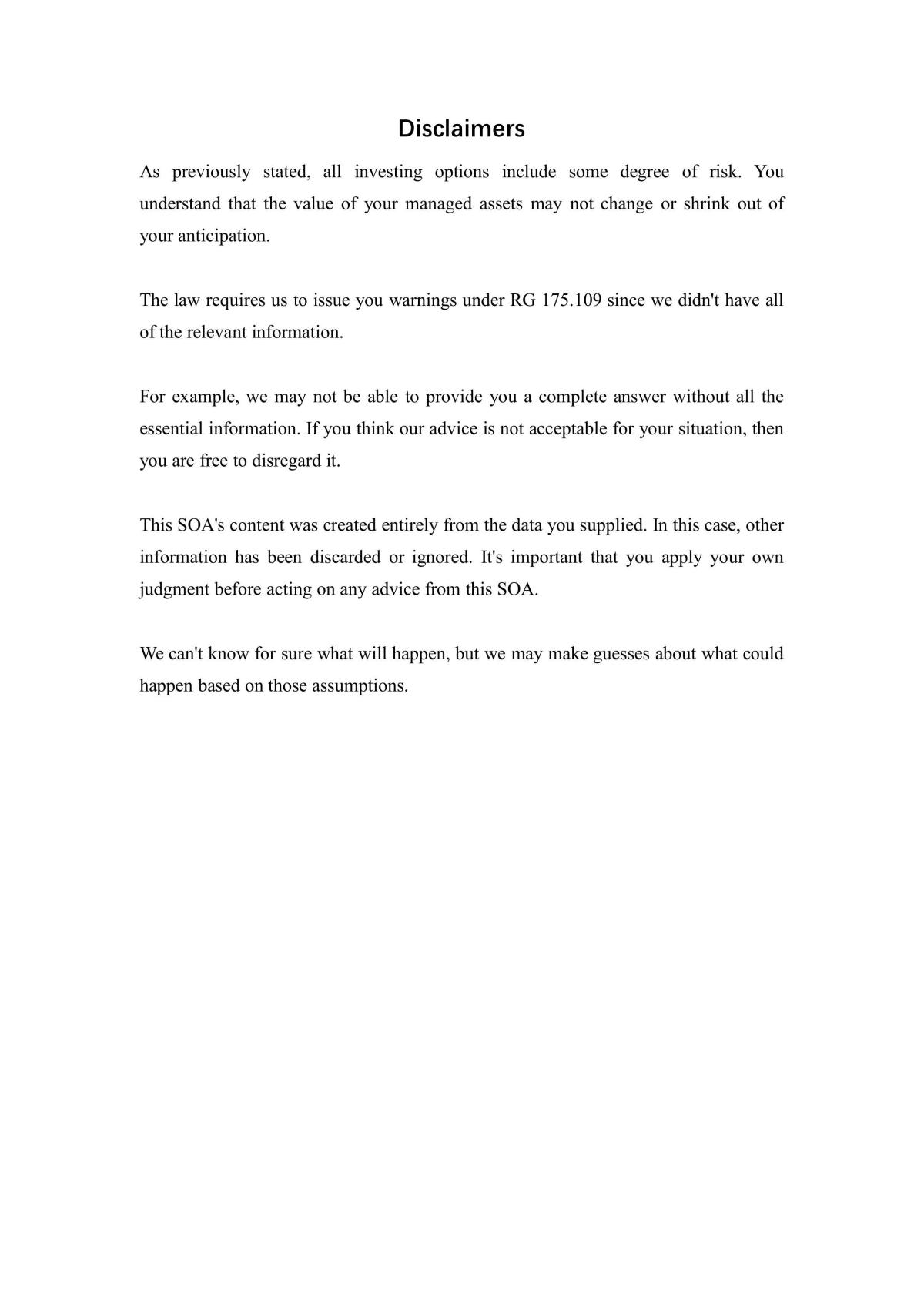 SOA financial report - Page 15