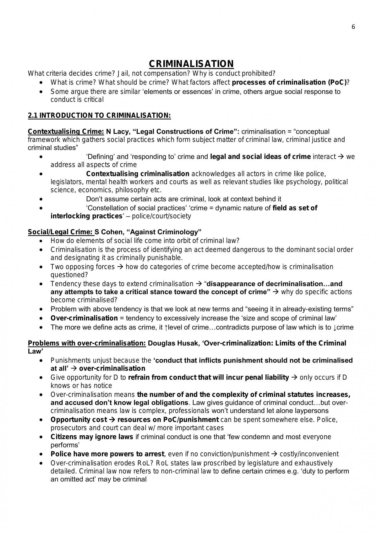 LAWS1021 Reading + Class Notes - Page 6