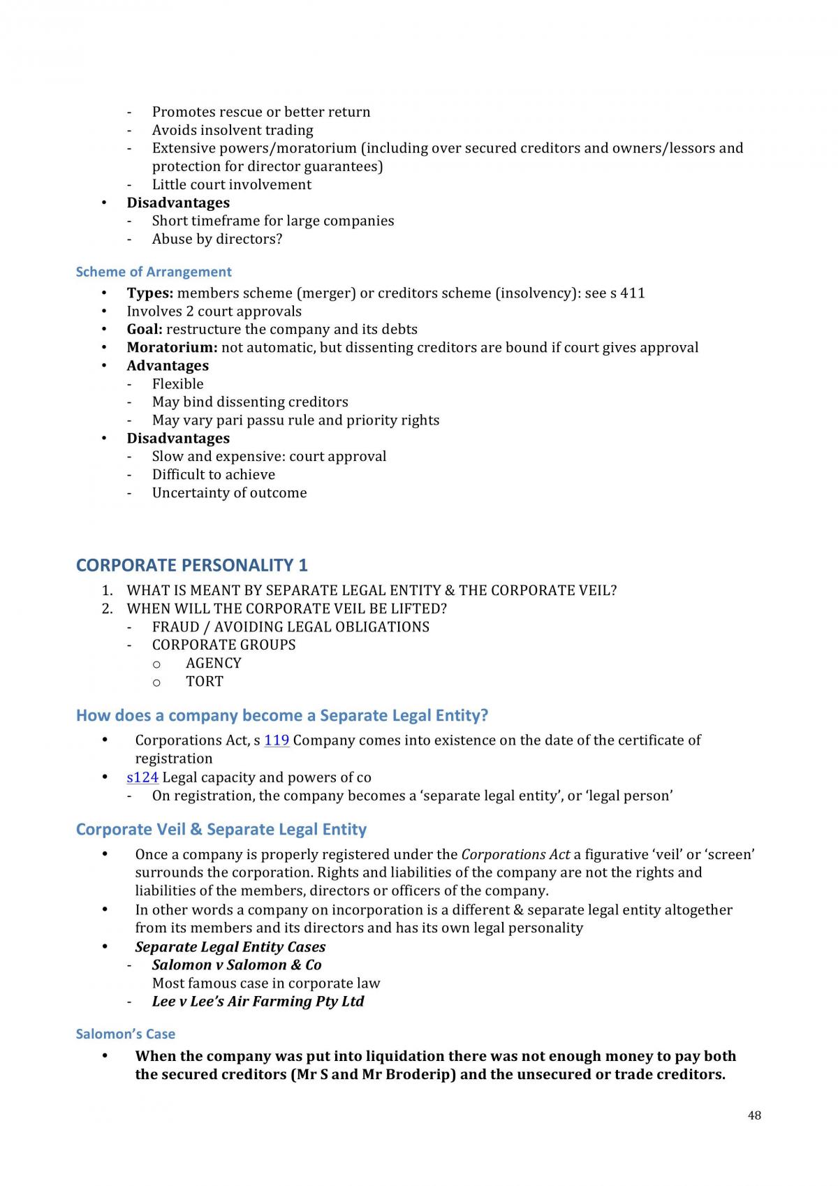 Corporate Law Notes - Page 48