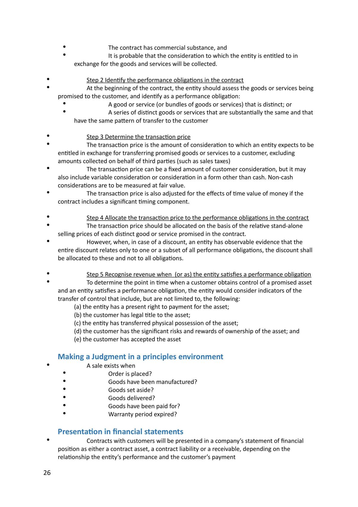 Auditing and Accounting Frameworks Study Guide - Page 26