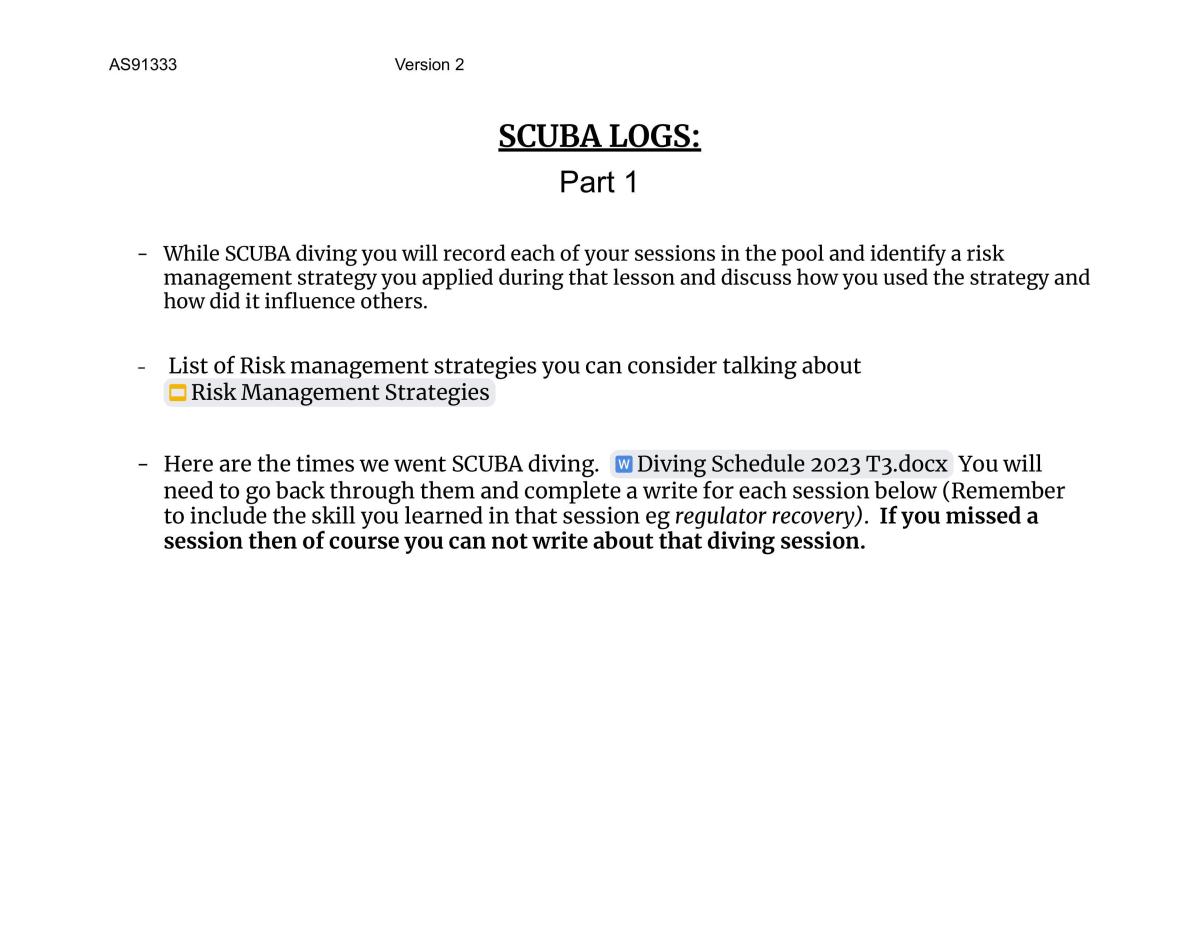 Level 2 Outdoor Education 91333  - Page 6
