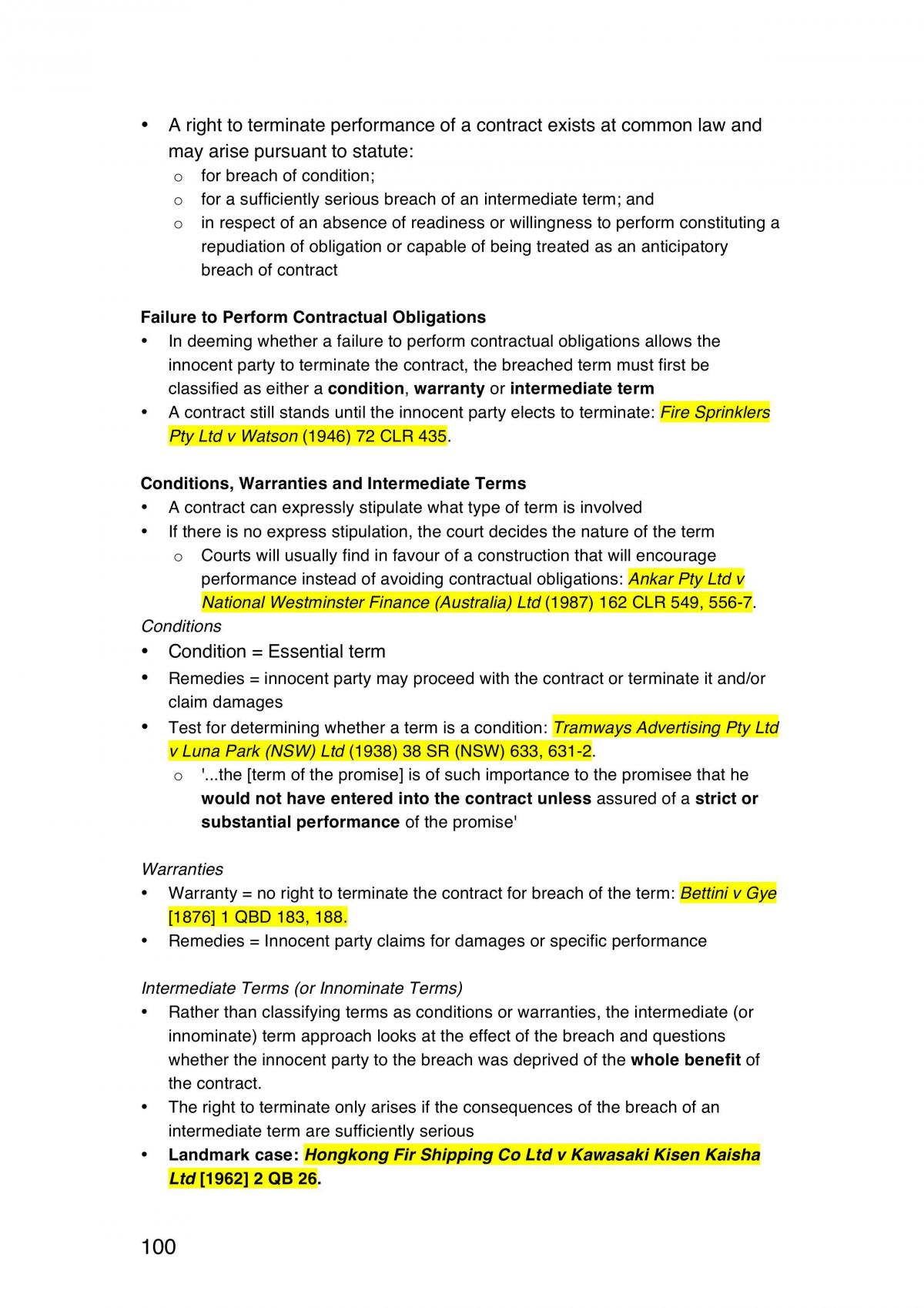 Full Notes for Contracts - Page 100
