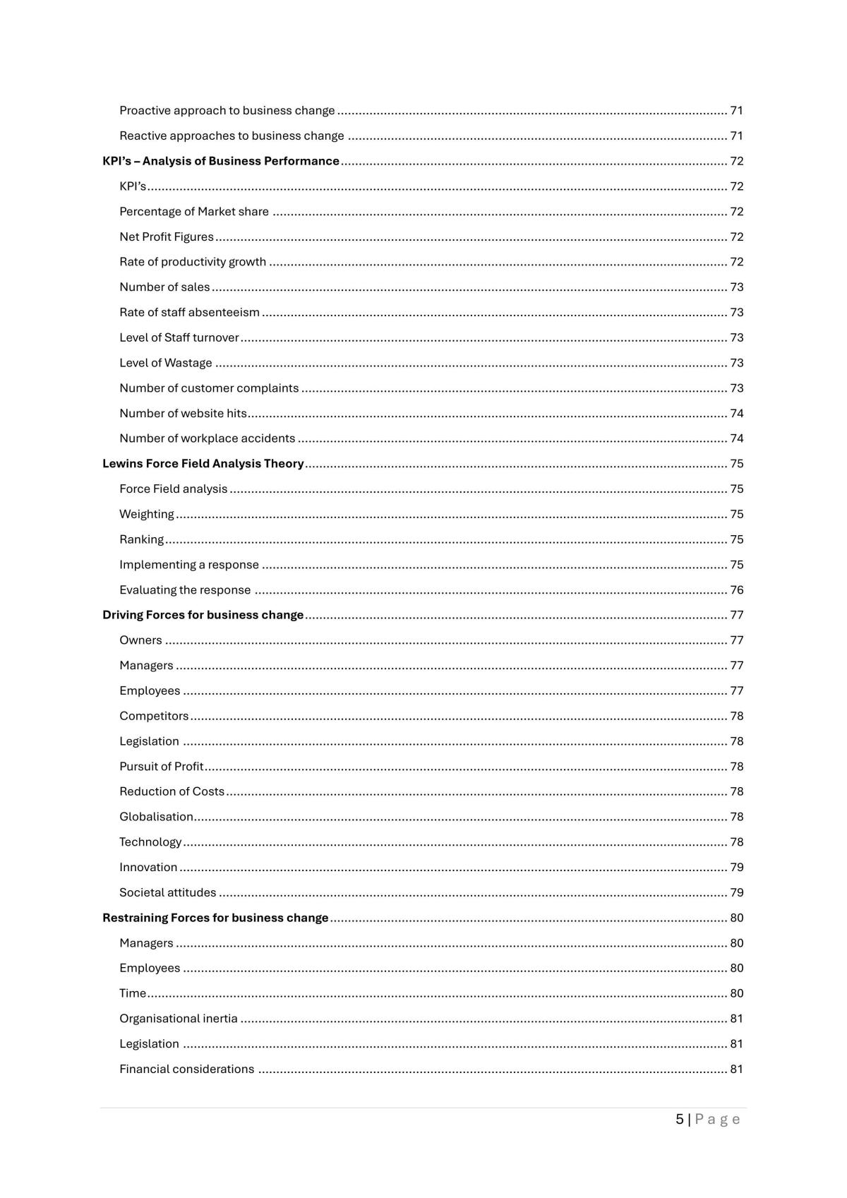 VCE Business Management Units 3 & 4 — Complete Study Notes - Page 6