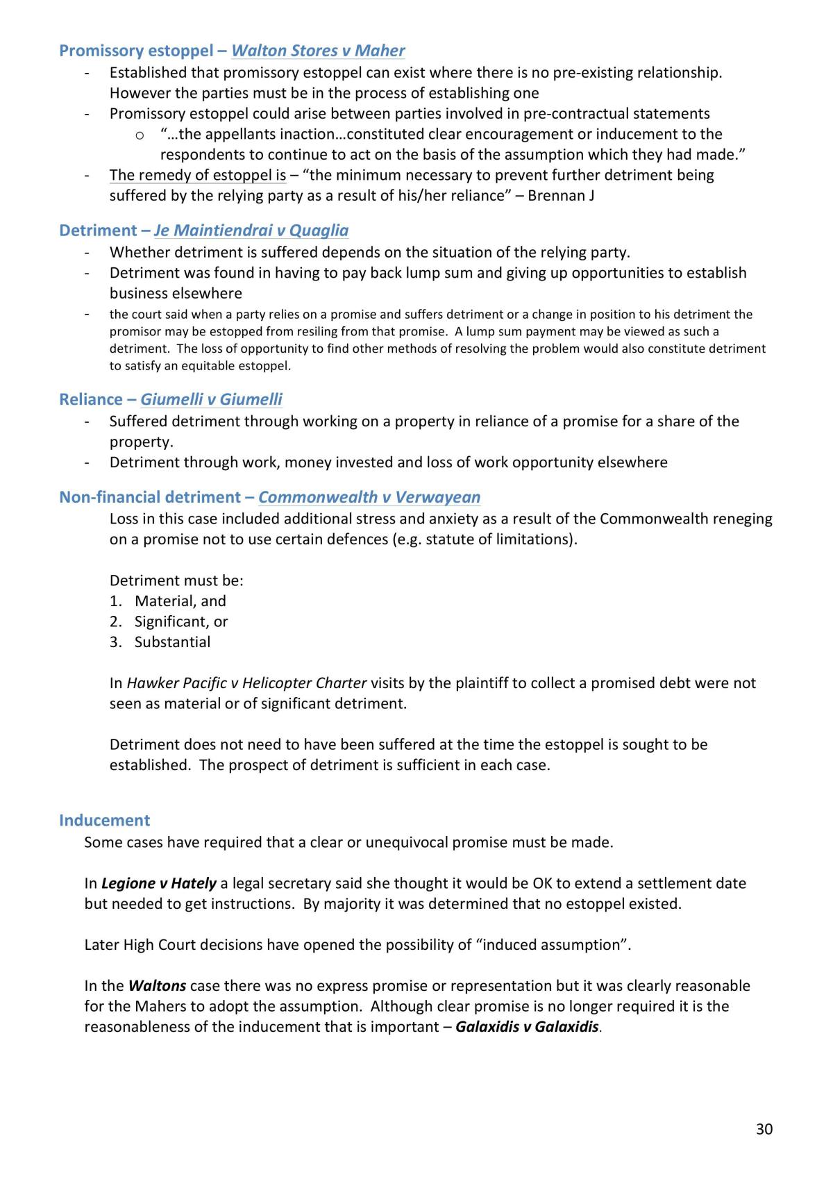 Contracts Exam Notes - Page 30