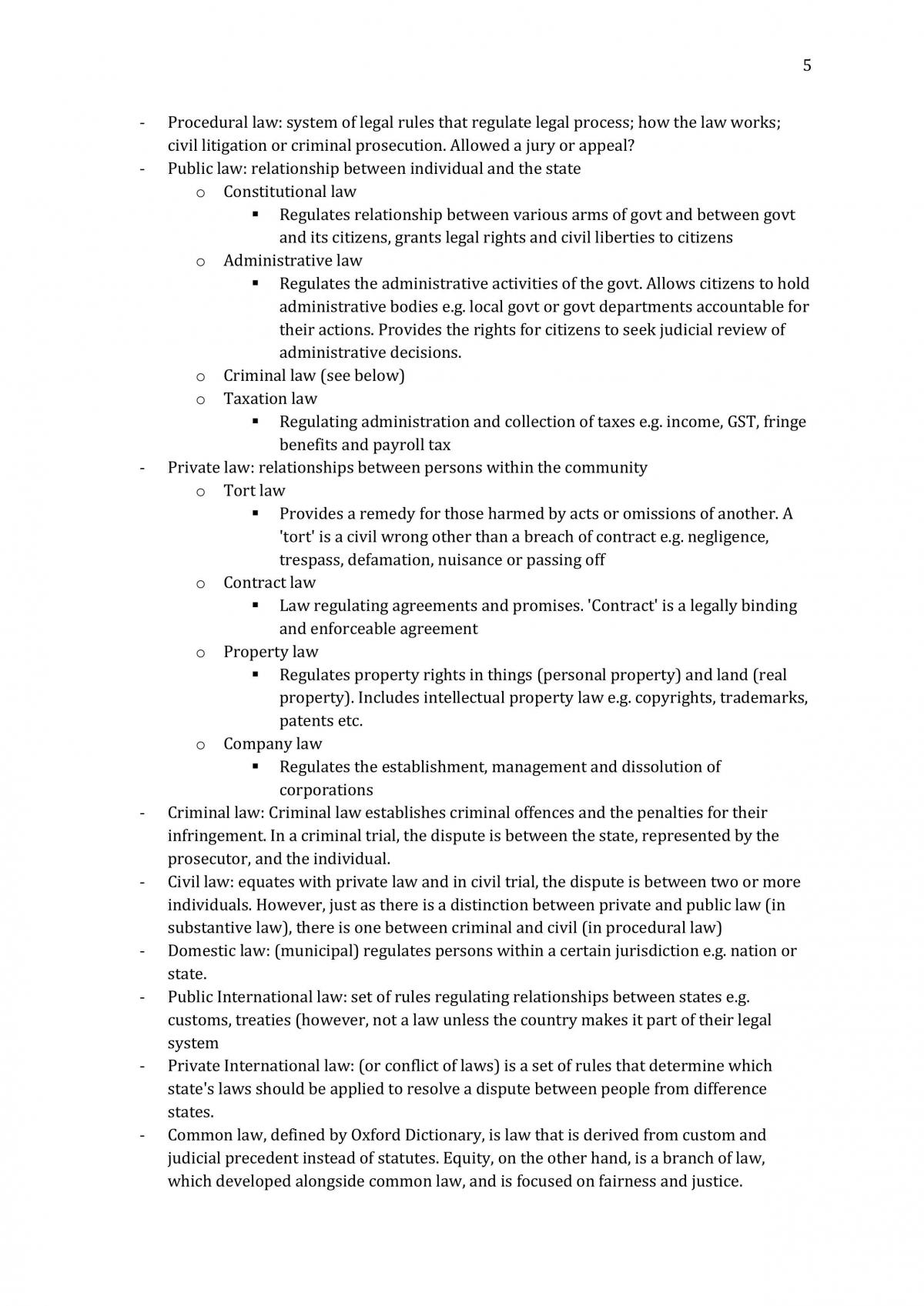 Foundations of Law HD Notes - Page 6