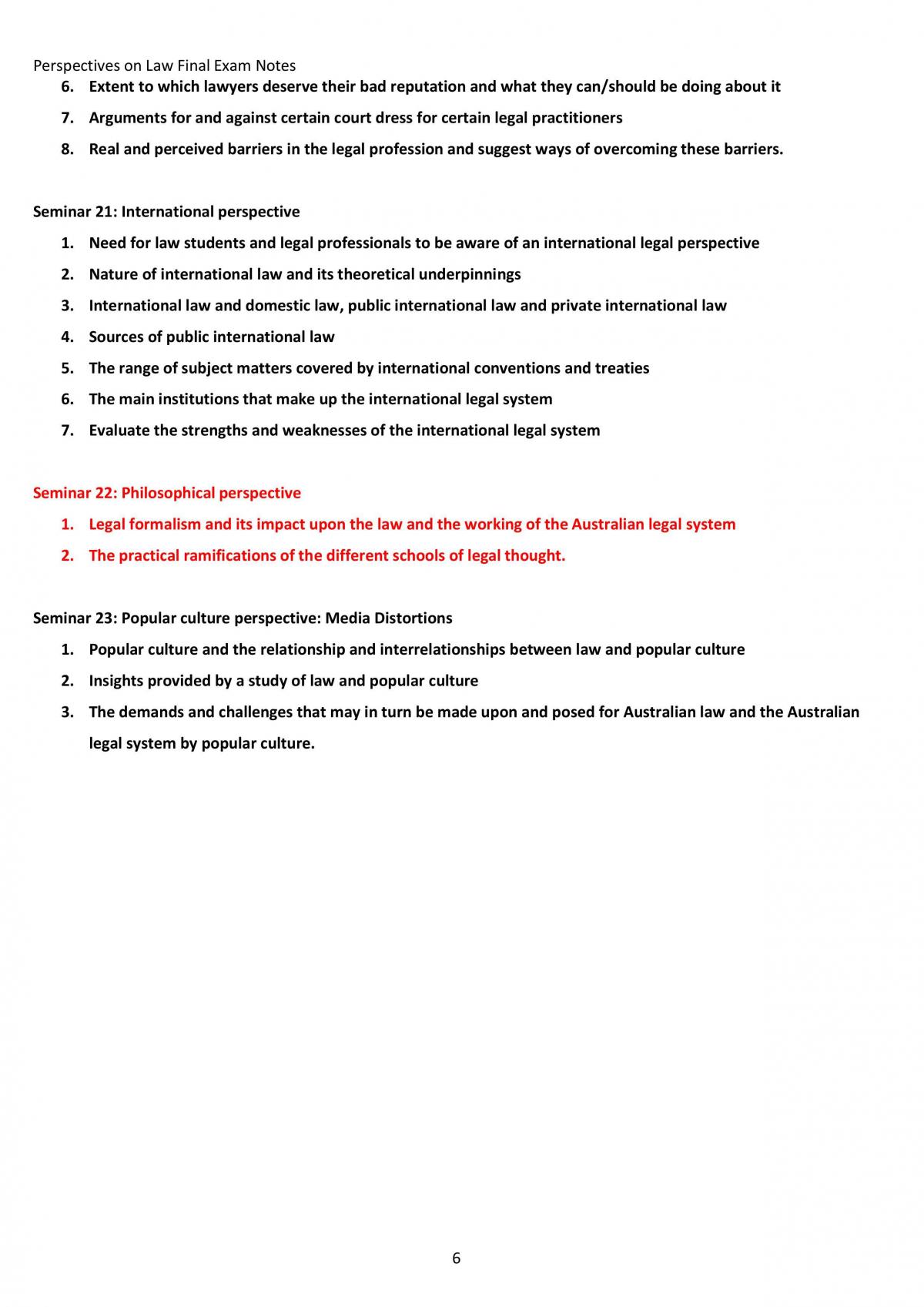 INDEPTH NOTES PERSPECTIVES ON LAW - Page 6