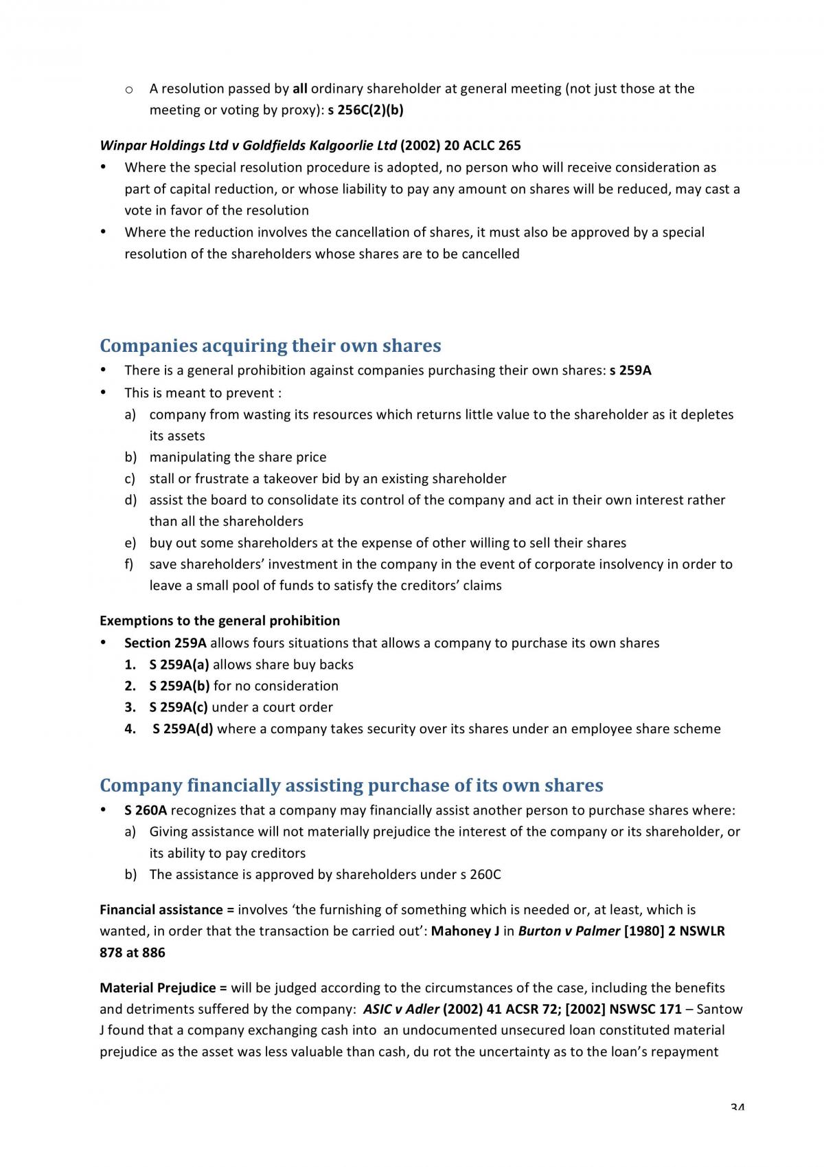 Corporations Law - Page 34