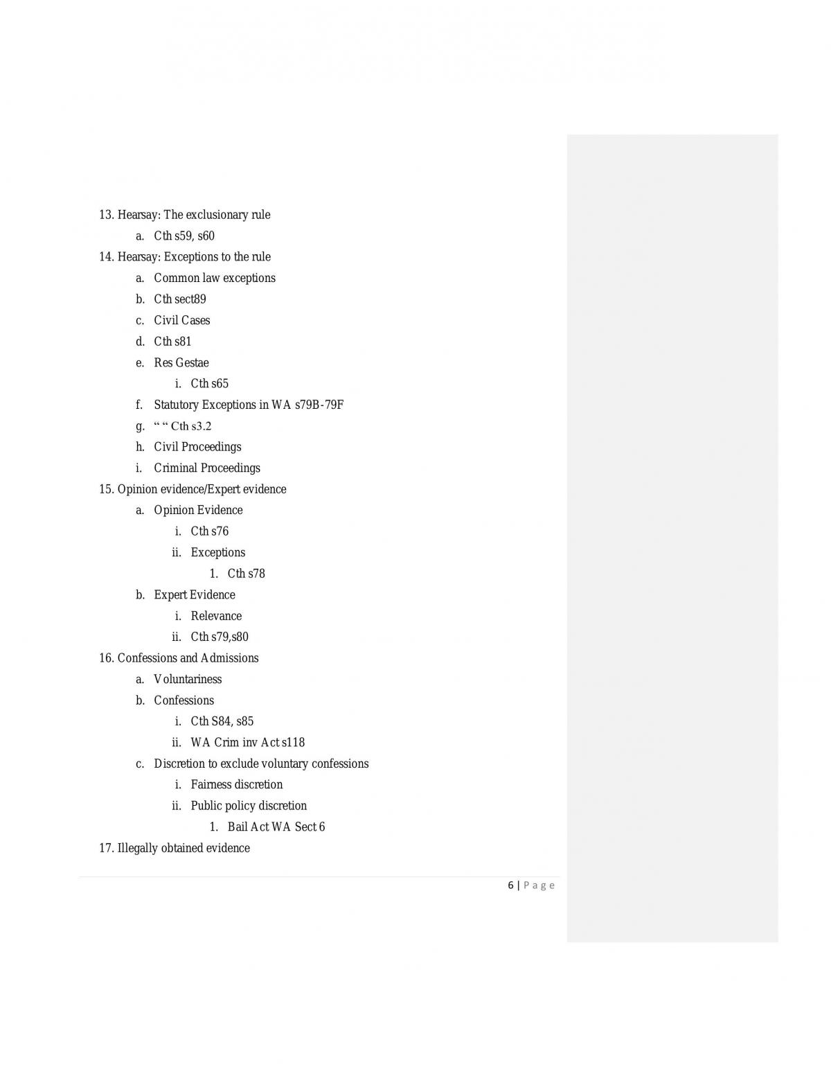Evidence Exam Notes - Page 6