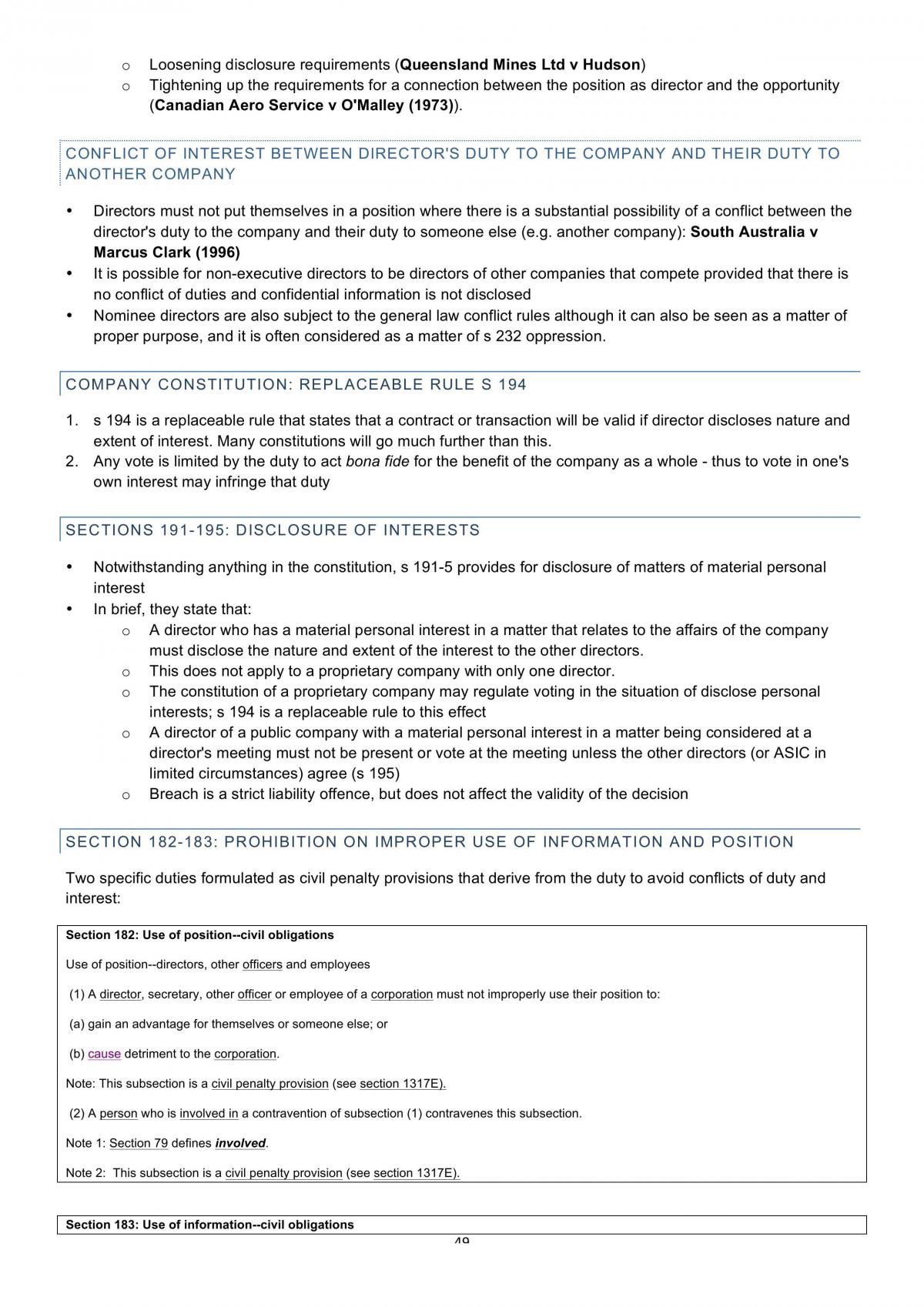 Corporate notes - Page 49