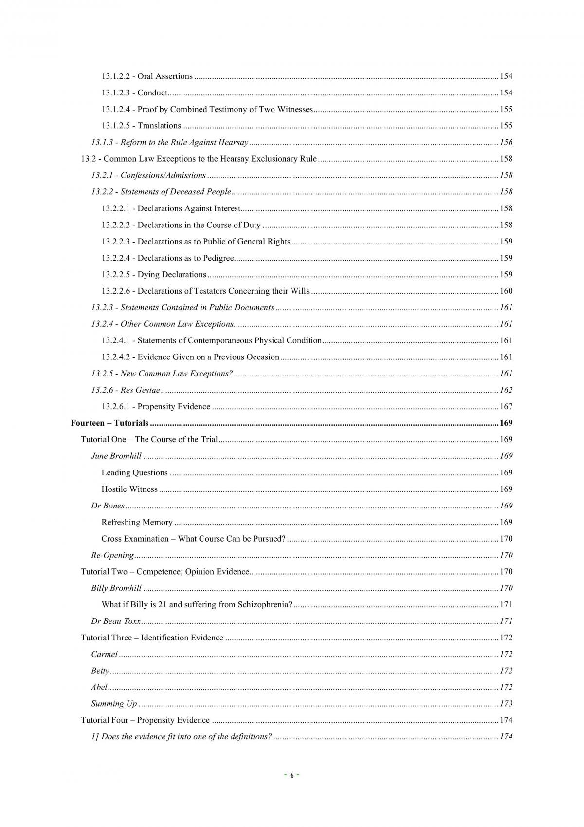 Complete Evidence Notes - Page 6