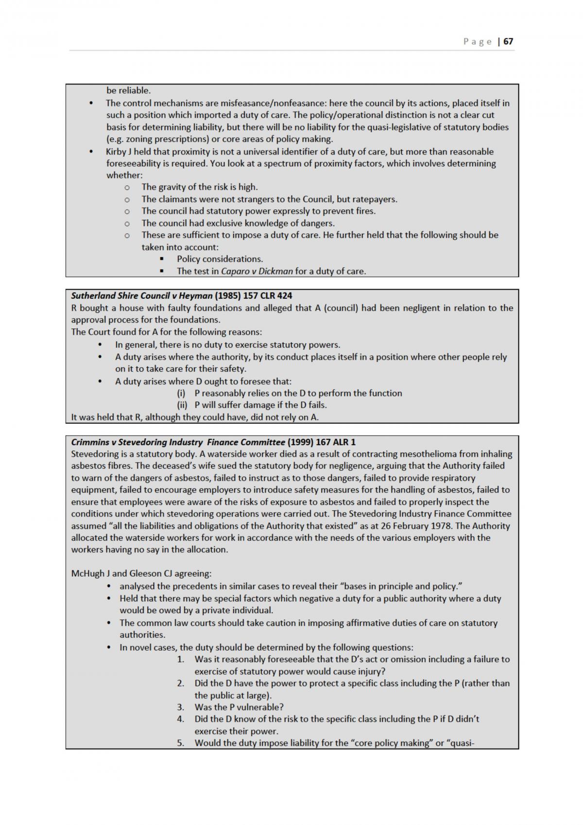 Complete Torts Notes - Page 67