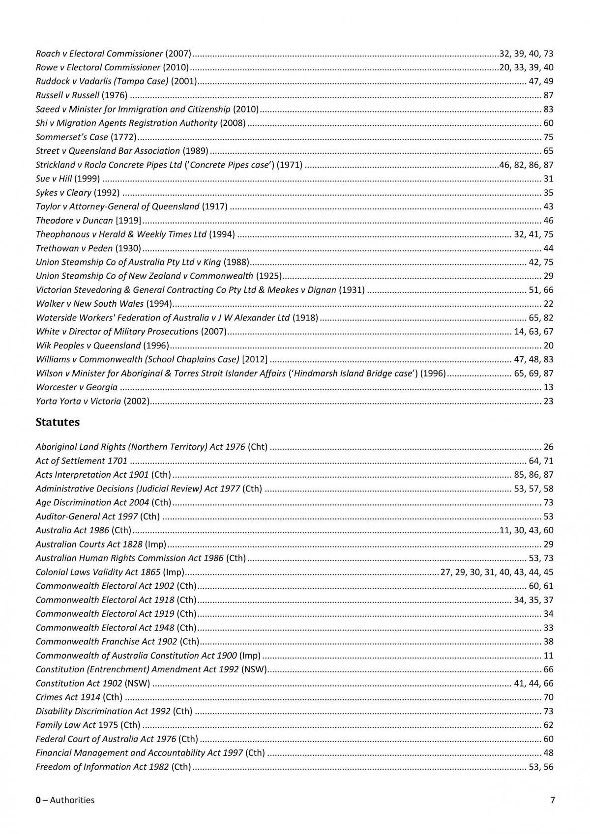 Complete Notes for Principles of Public Law - Page 7
