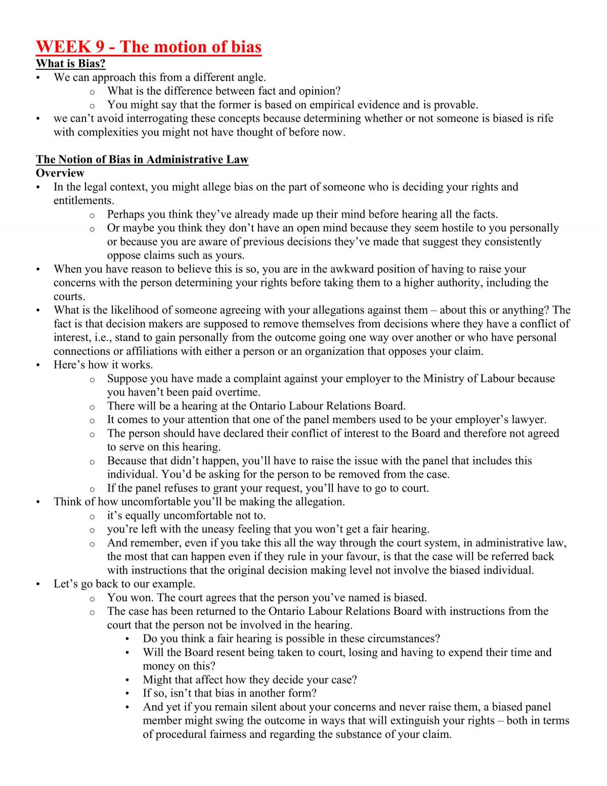 Administrative Law Detailed Notes - Page 49
