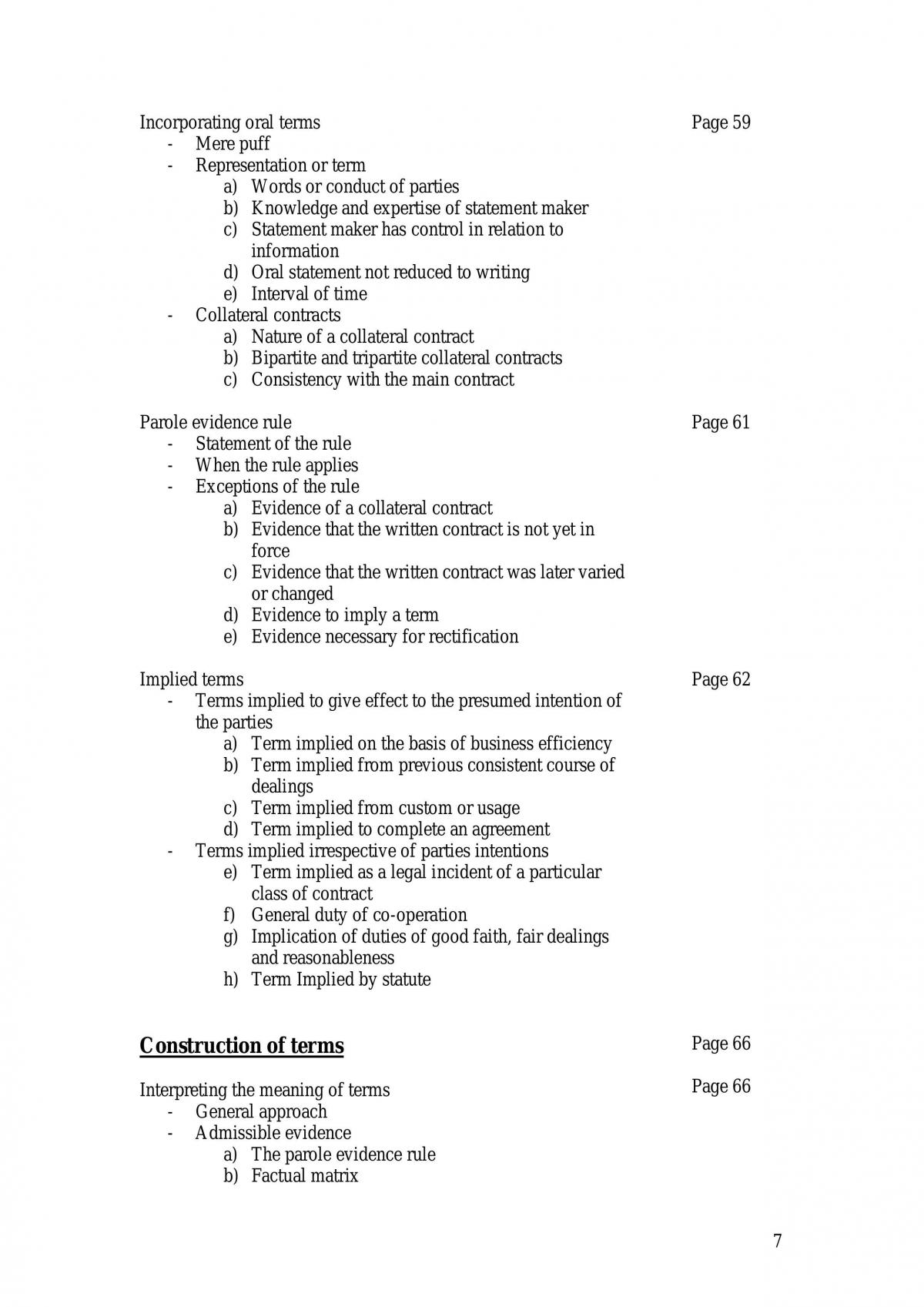 Complete Contracts Study Notes - Page 7