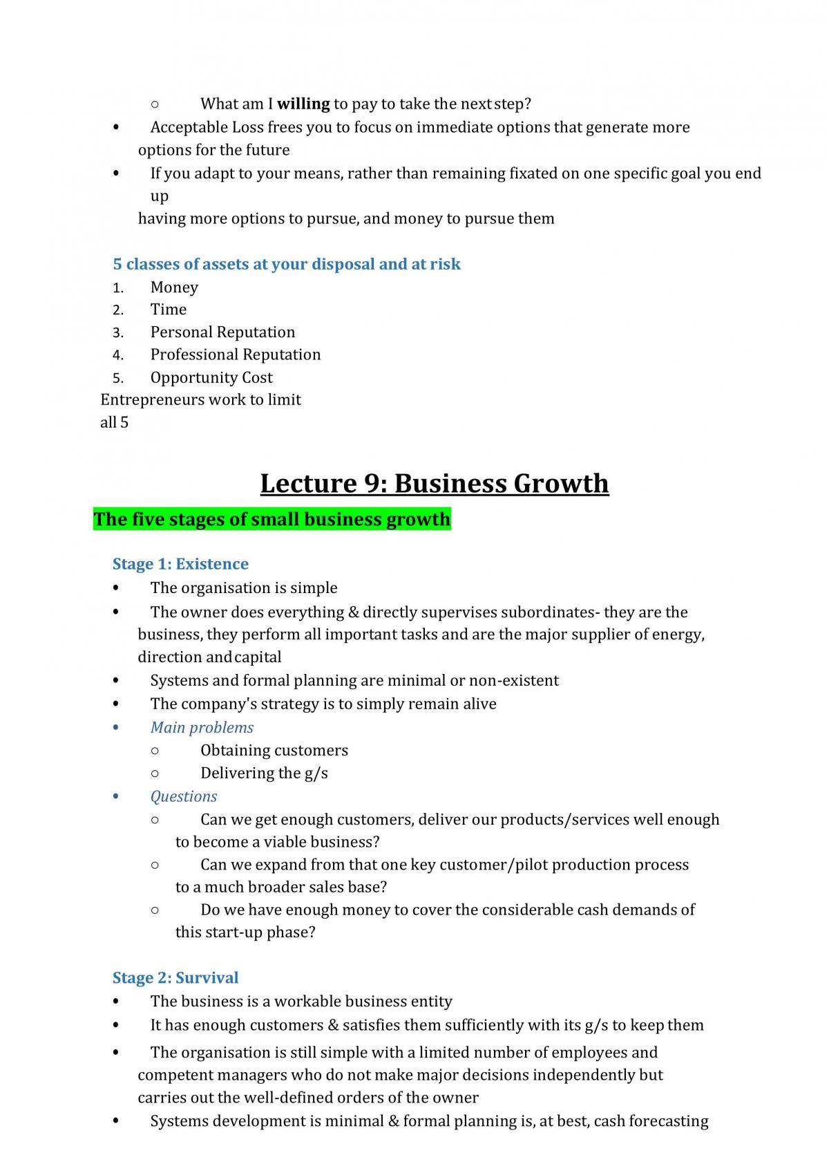 Business and Enterprise 2 Full Modules Notes - Page 29