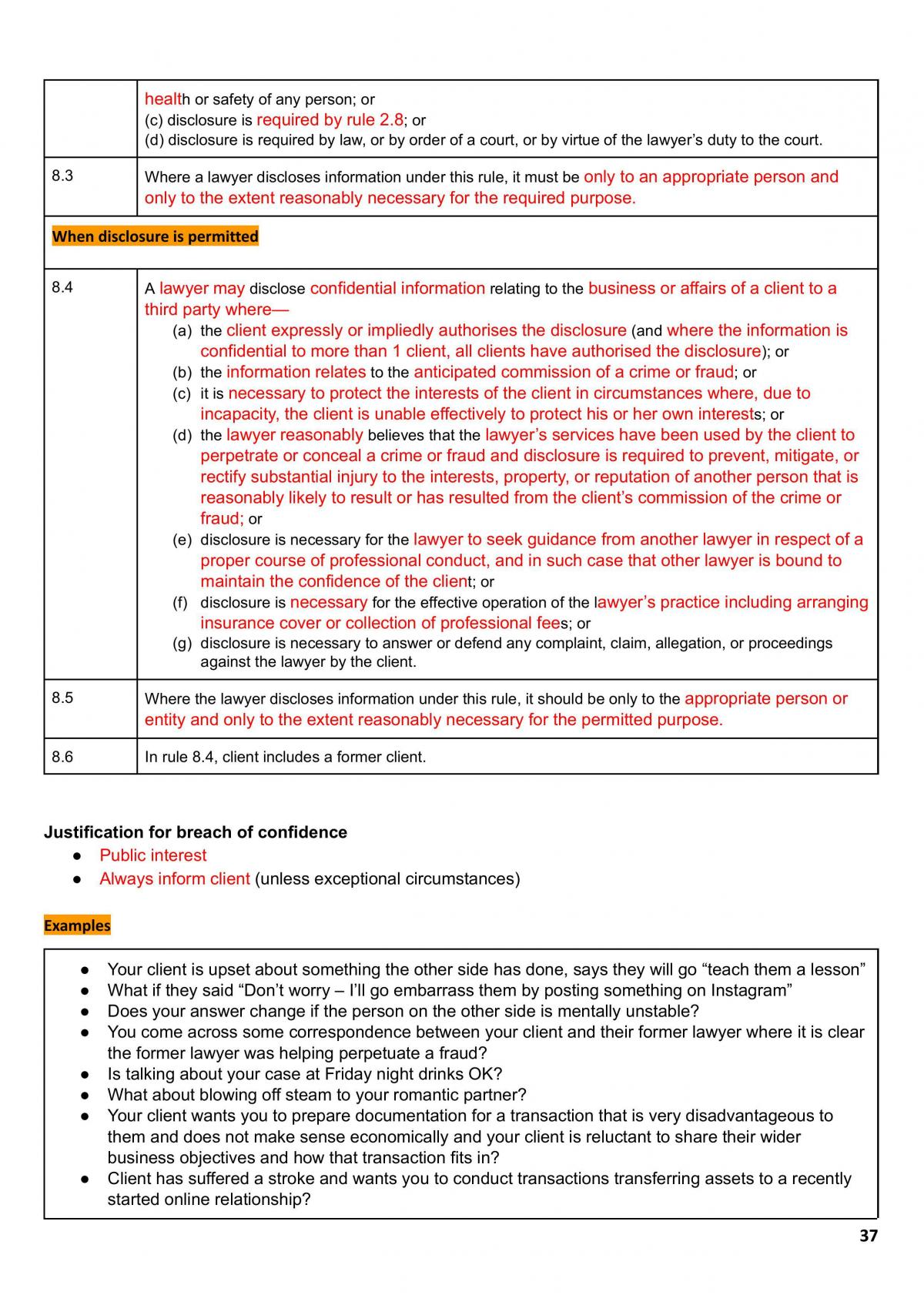 Legal Ethics full notes - Page 37