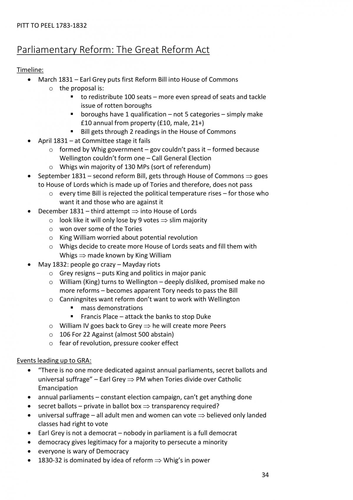 From Pitt to Peel Notes - Page 34