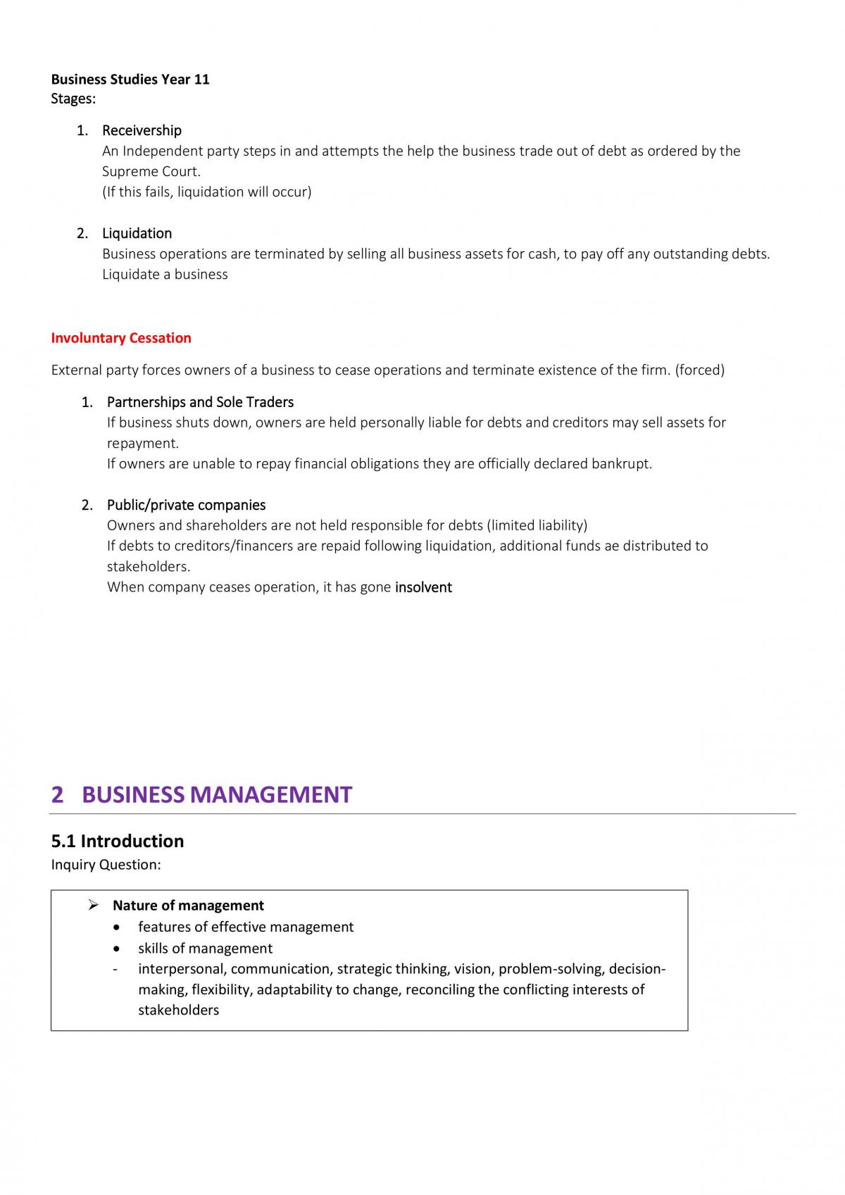 Prelim Business Studies Notes - Page 25