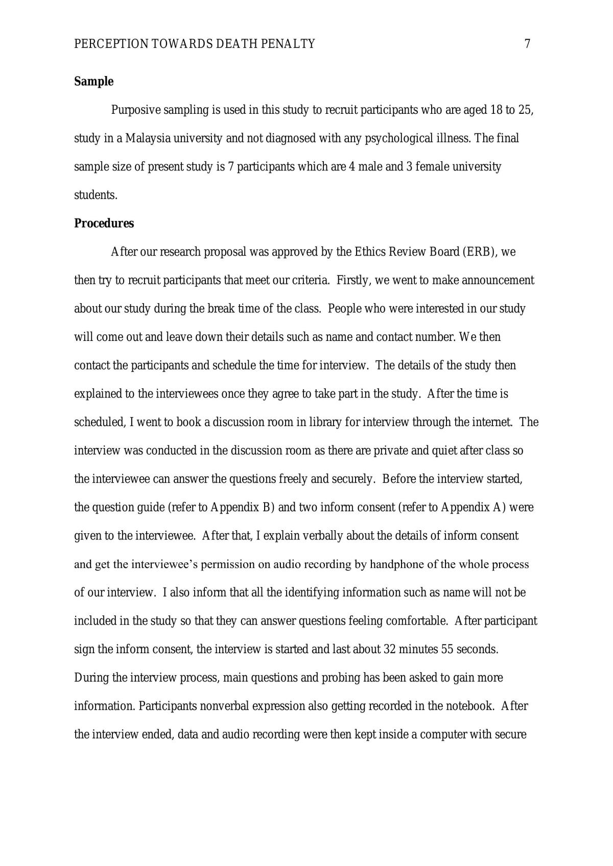Perceptions towards Death Penalty among University Students - Page 0