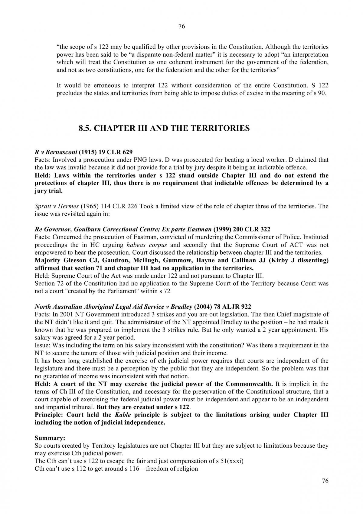 Constitutional Law Notes - Page 76