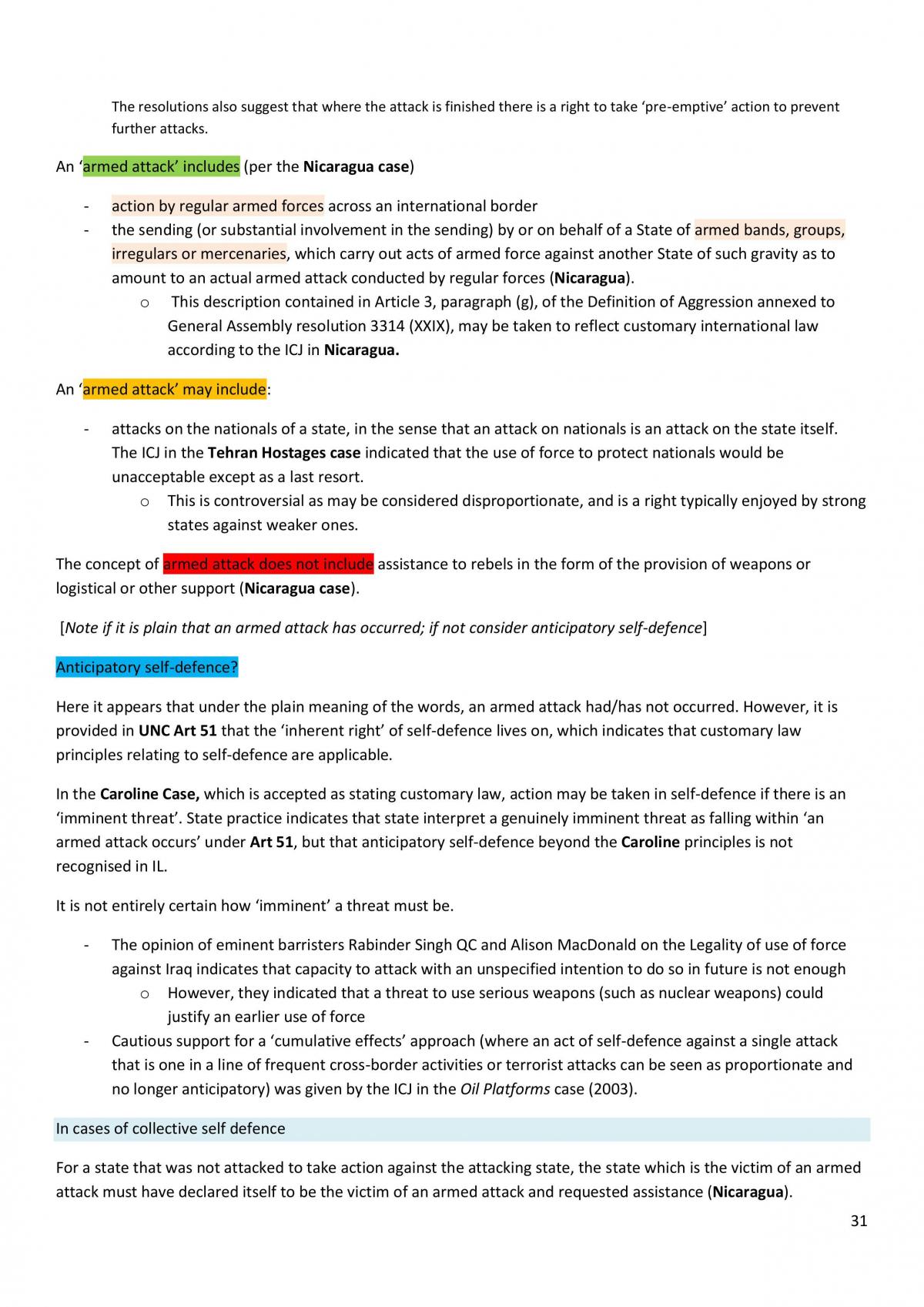 International Law EXAM Full Notes - Page 31