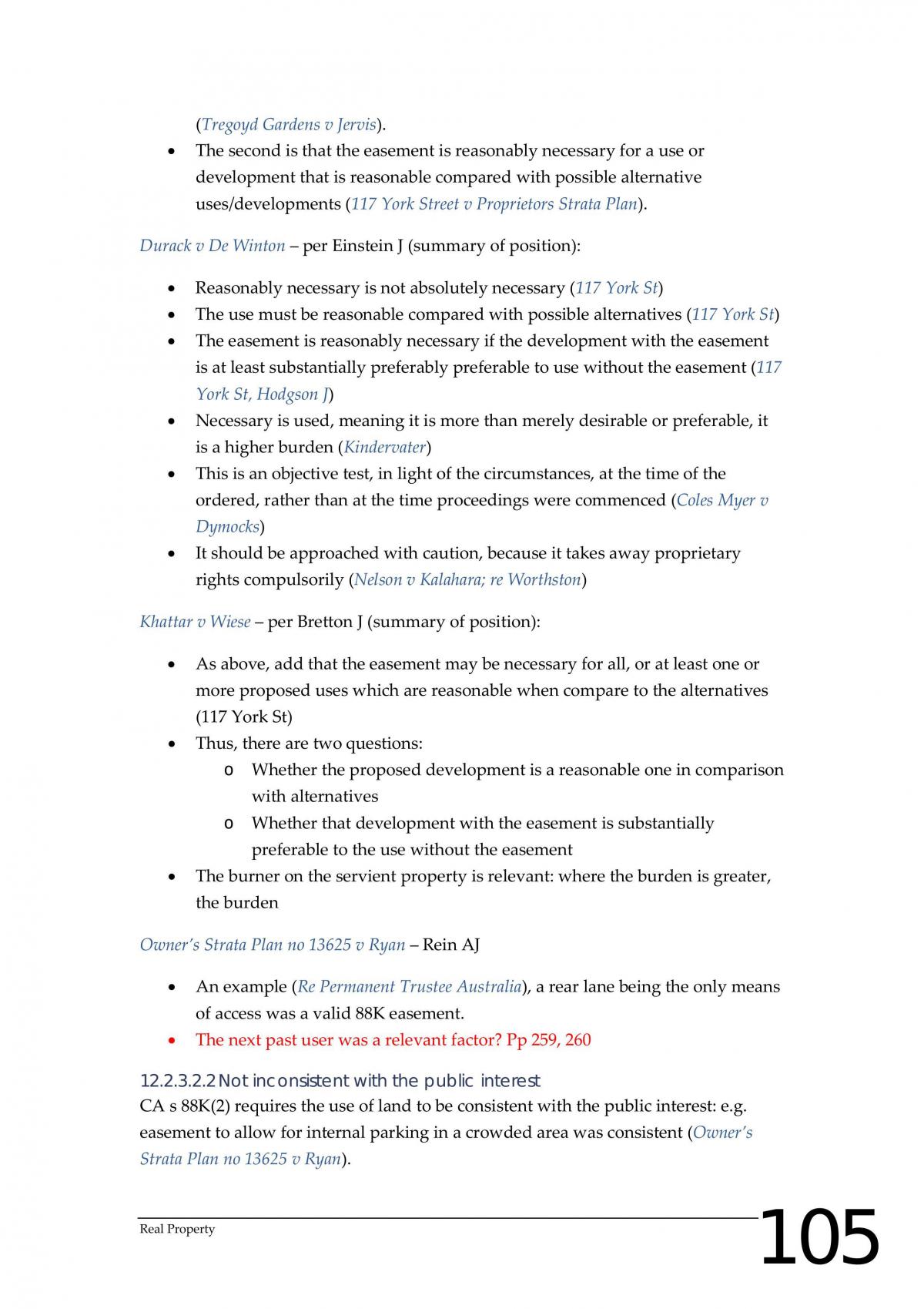 Summary Notes - Of Unit Property Law - Page 105