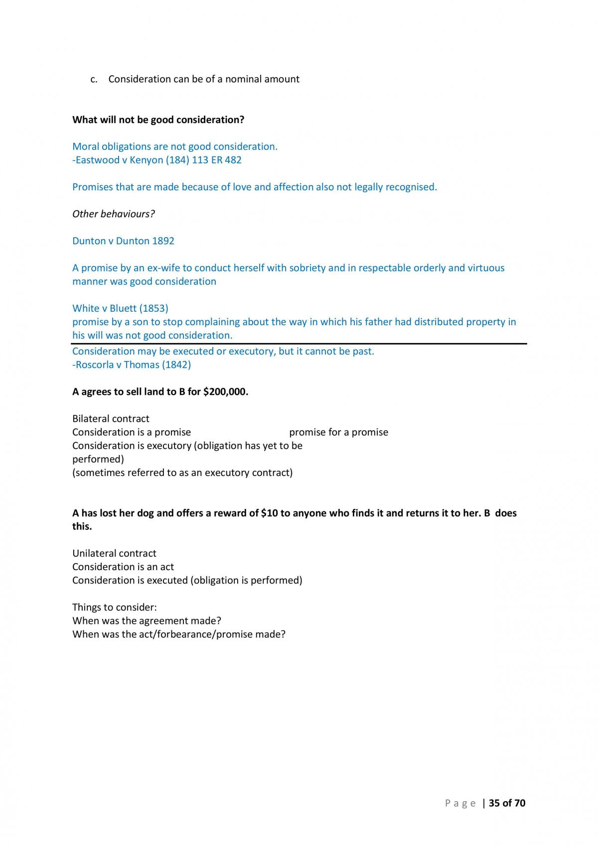 Contracts 1 - Semester 1 2015 Full Notes - Page 35