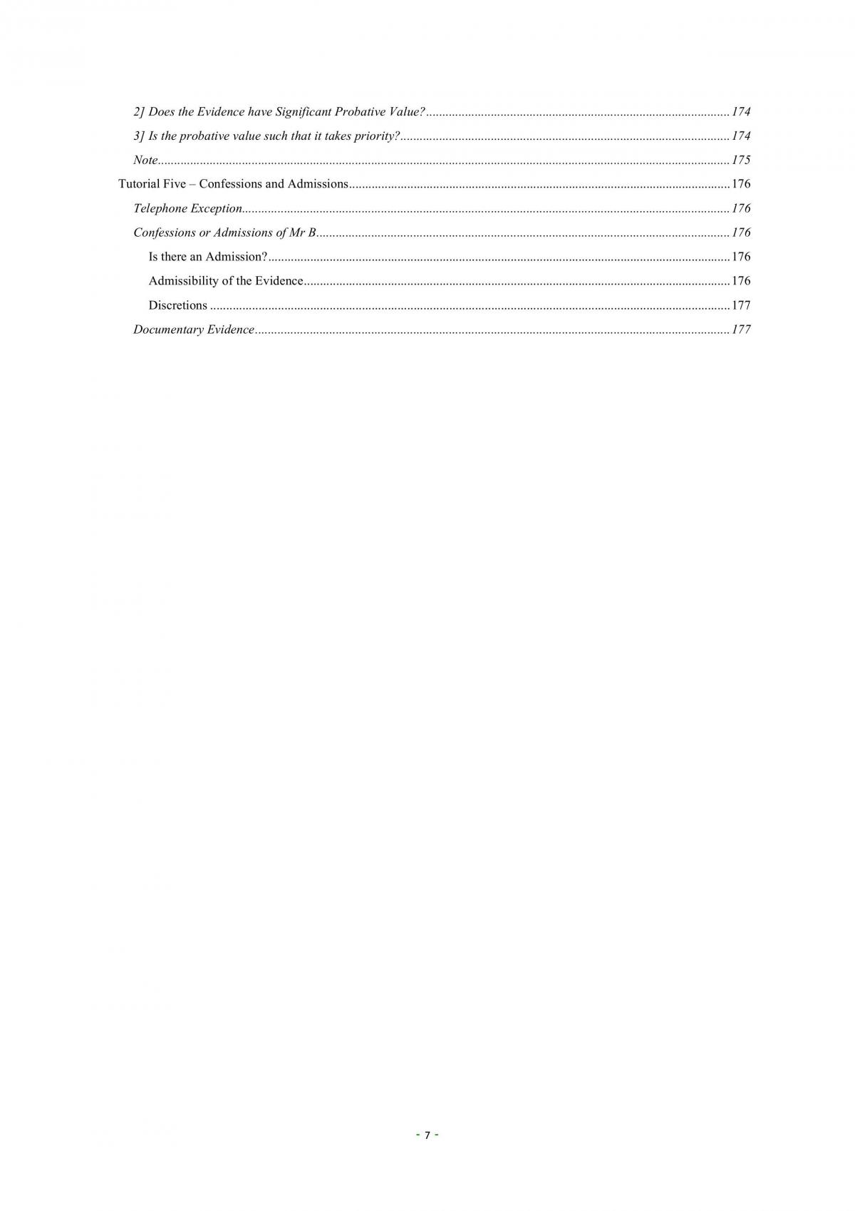 Complete Evidence Notes - Page 7