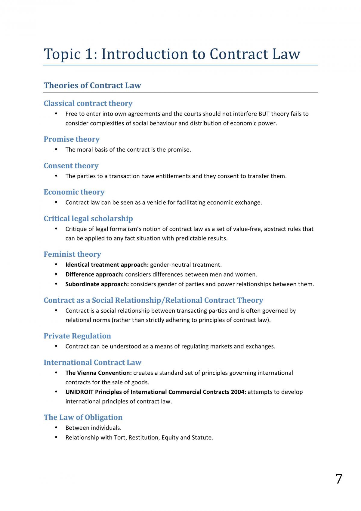 Contracts Exam Notes - Page 7