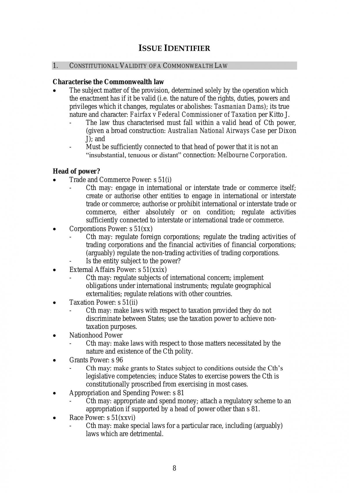 Constitutional Law II - Page 8