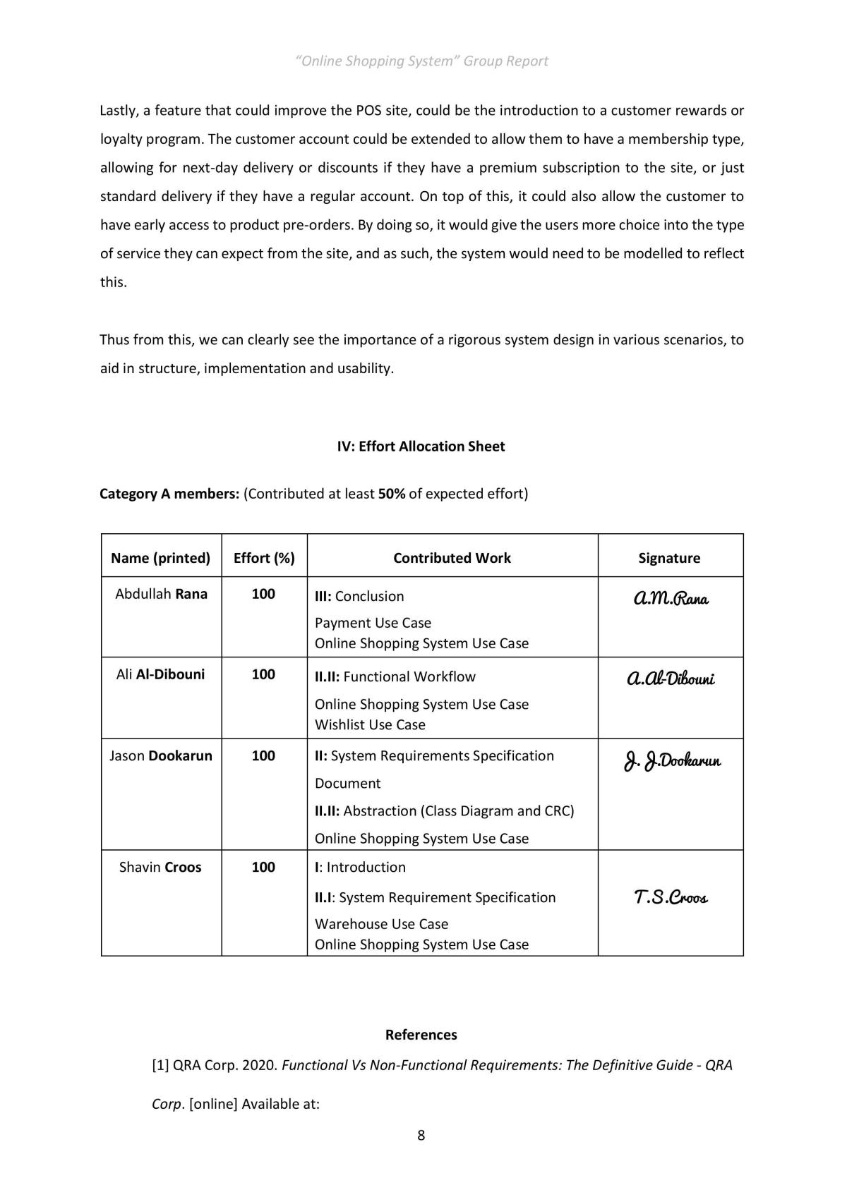 Online Streaming Service Report - Page 0