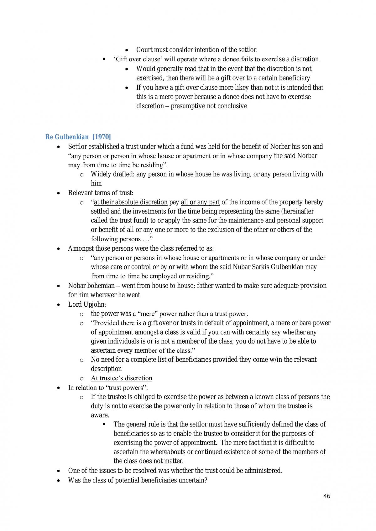 LAWS3113 Law of Trusts A Study Notes - Page 46
